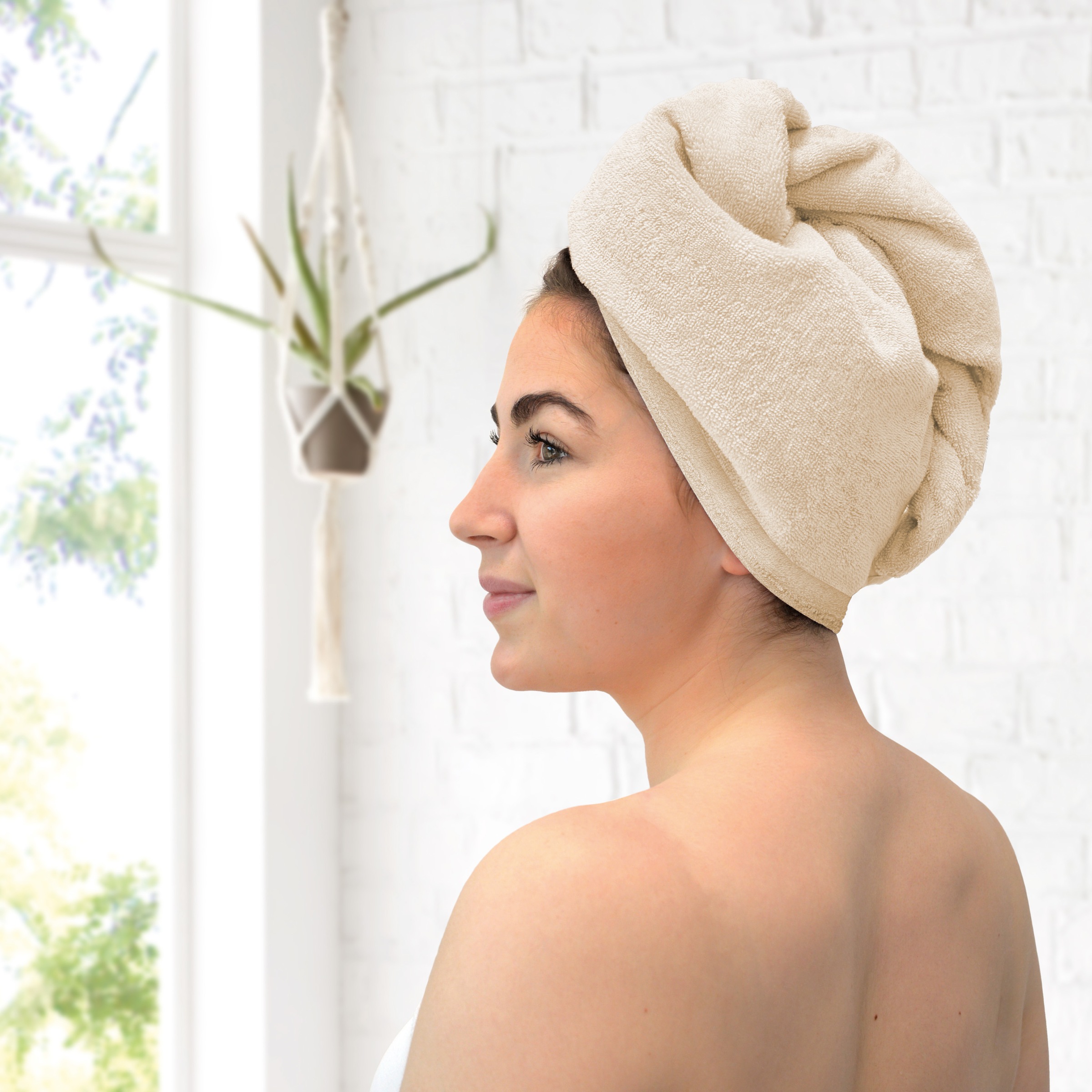 Thumbnail - Dyckhoff Turban-Handtuch "Opal Turban-Handtuch", (Set, 2 St.)