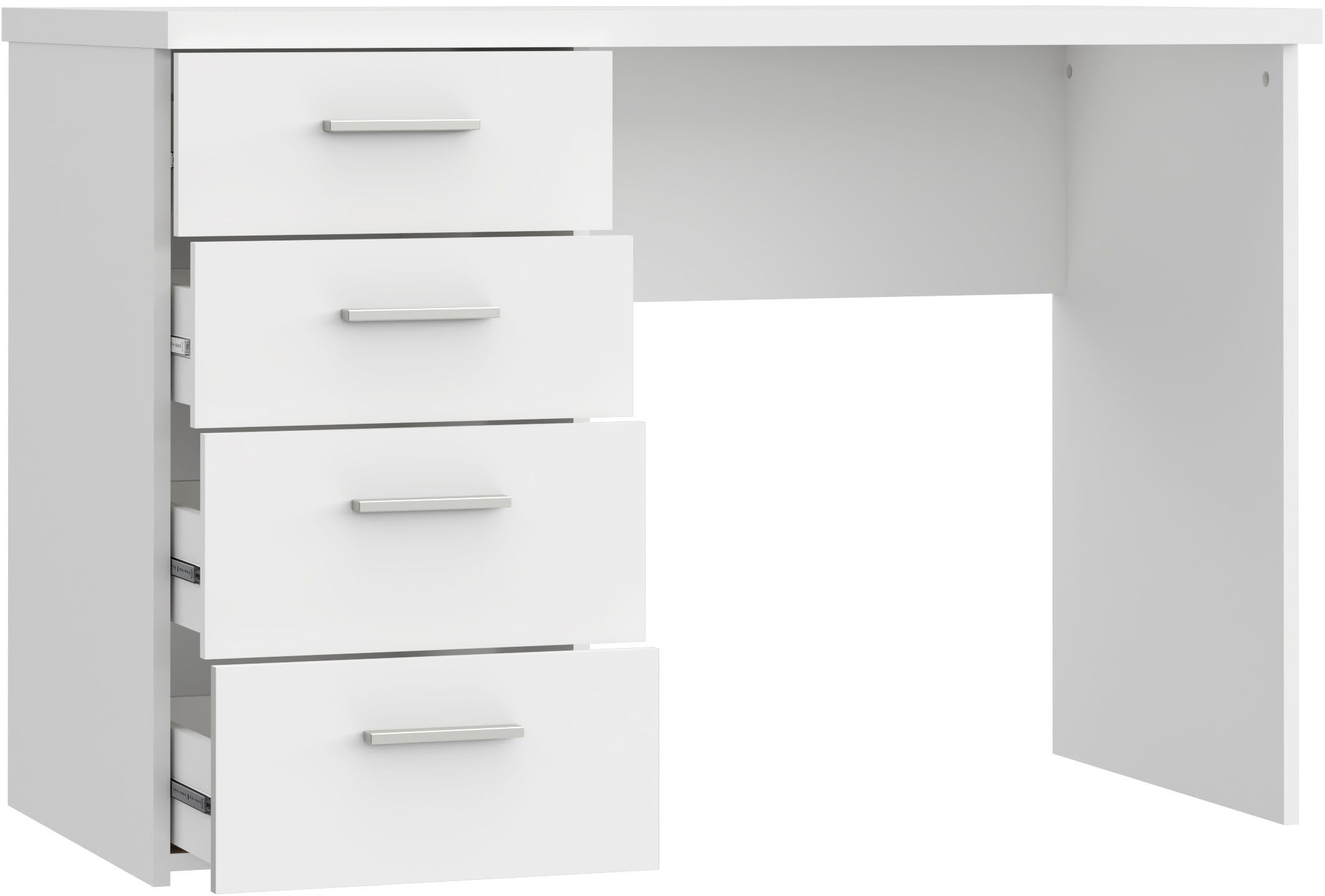 FORTE Schreibtisch »NET«, mit 4 Schubladen, Breite 110 cm