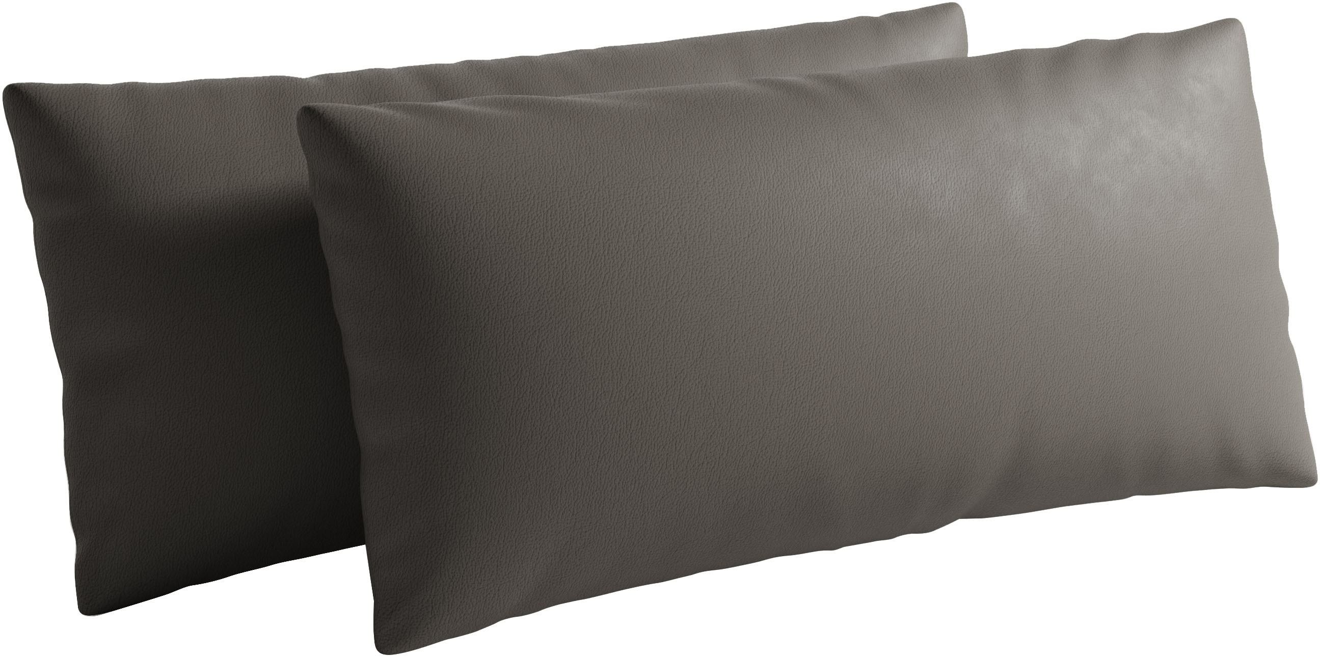 sit&more Sofakissen "Chelsea, 60 cm, Leder" zur Auswahl Sets mit 2 oder 3 Stück