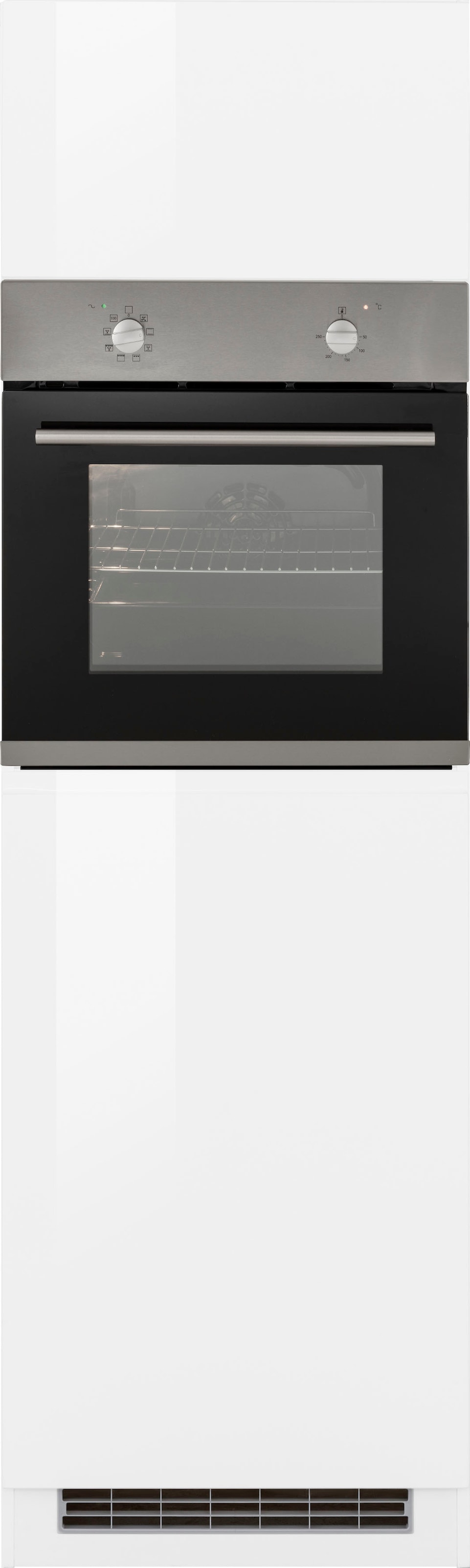 KOCHSTATION Backofen/Kühlumbauschrank »KS-Virginia«, 200 cm hoch, 60 cm breit, Nische für Ofen B/H/T: 56/59/55 cm