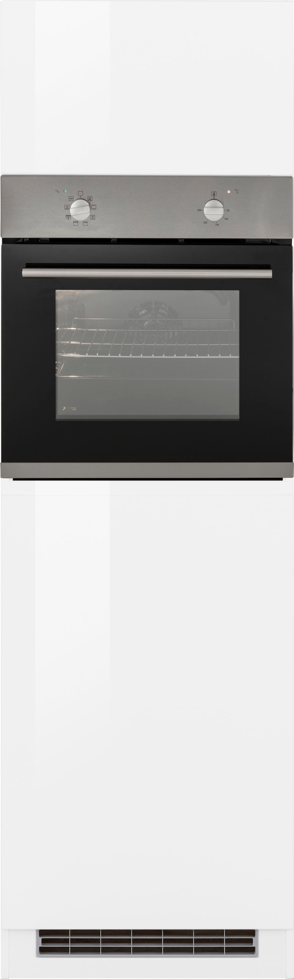 KOCHSTATION Backofen/Kühlumbauschrank "KS-Virginia,neu in verbesserter Ausführung" Stauraum, Softclose, Breite 60 cm, Höhe 200 cm, Nische für Ofen B/H/T: 56/59/55 cm