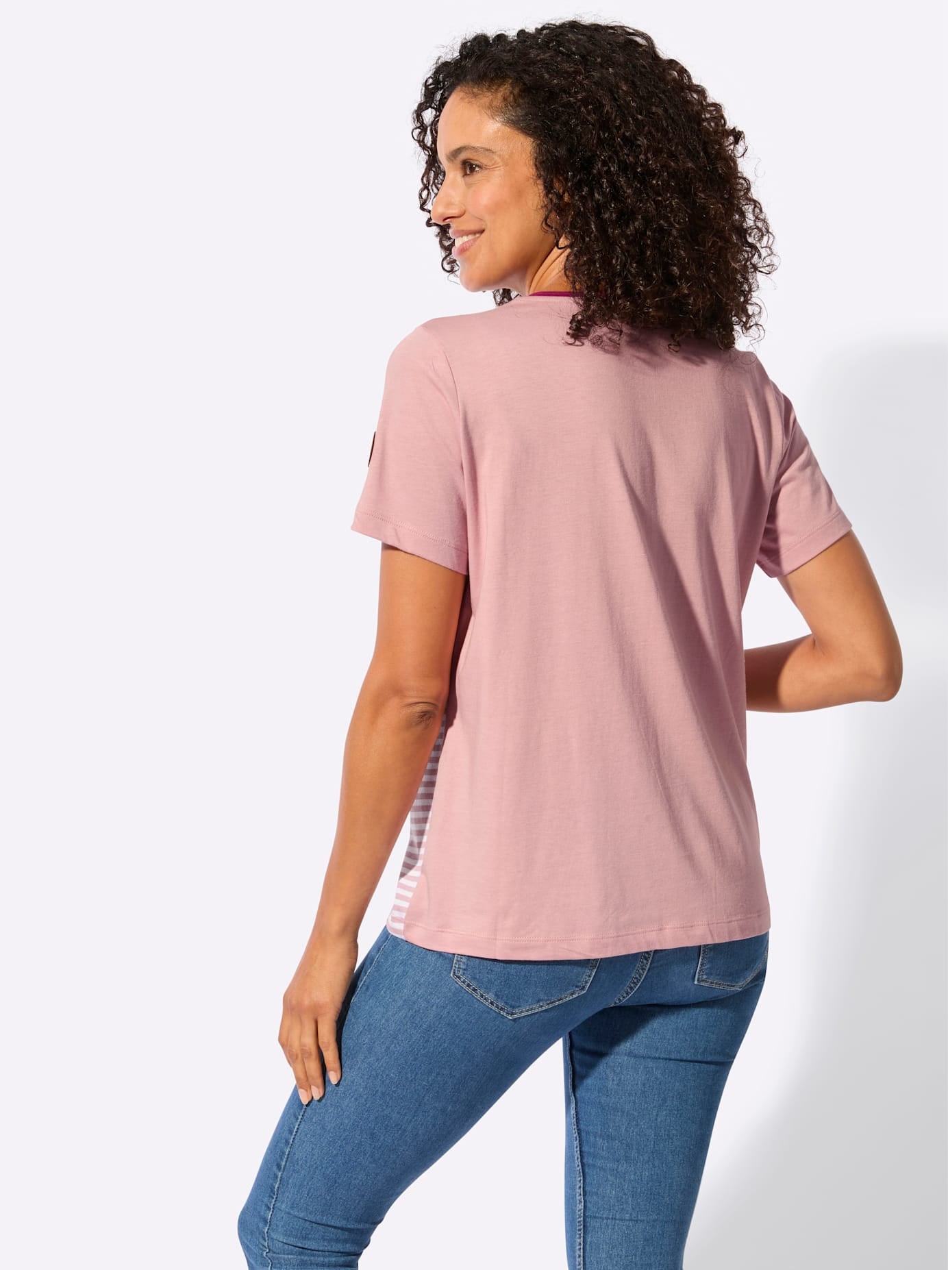 Casual Looks Rundhalsshirt »Rundhals-Shirt« 1 tlg. tlg.