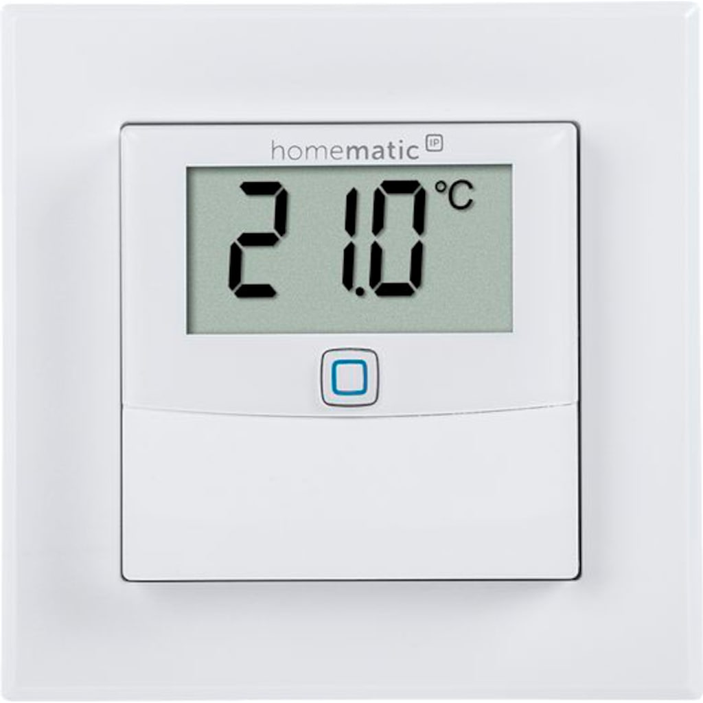 Homematic IP Smart-Home-Zubehör »Temp.- und Luftfeuchtigkeitssensor Display –innen (150180A0)«