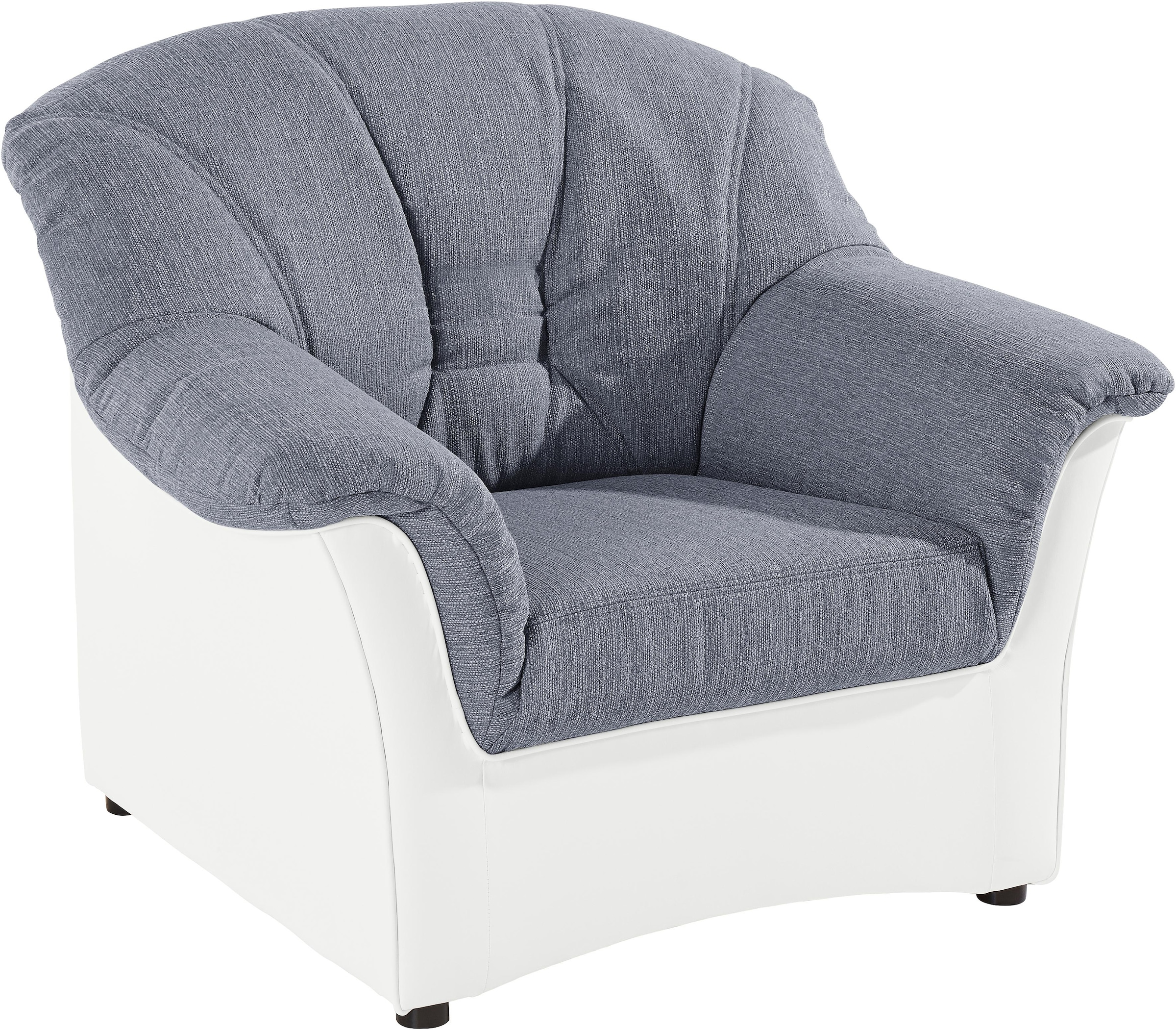 DOMO collection Sessel "ELVA elegante Rückensteppung" whlw. mit Federkern