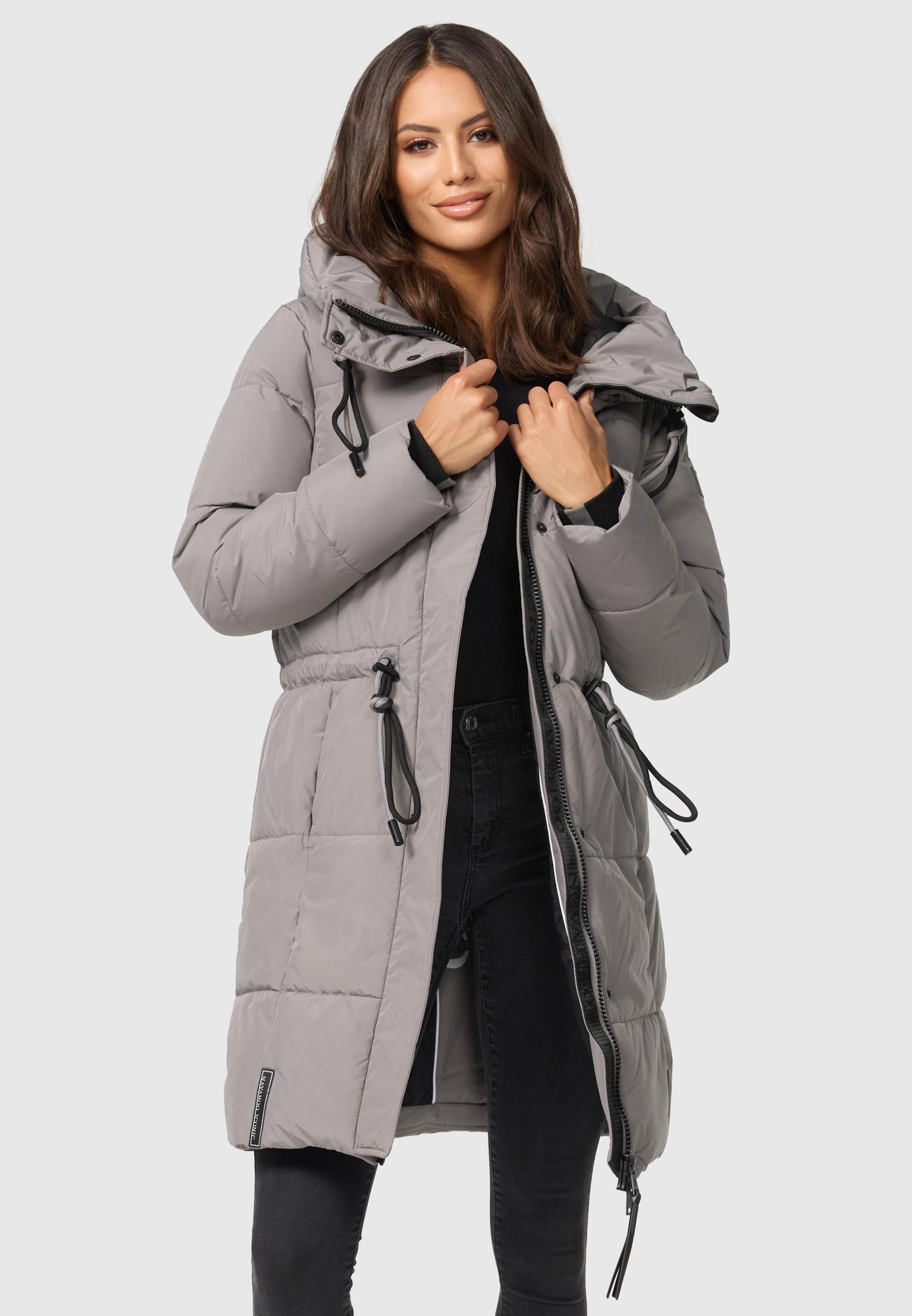 Navahoo Steppmantel »Zuckertatze XIV«, Stylischer Winterparka mit verstellbarer Kapuze