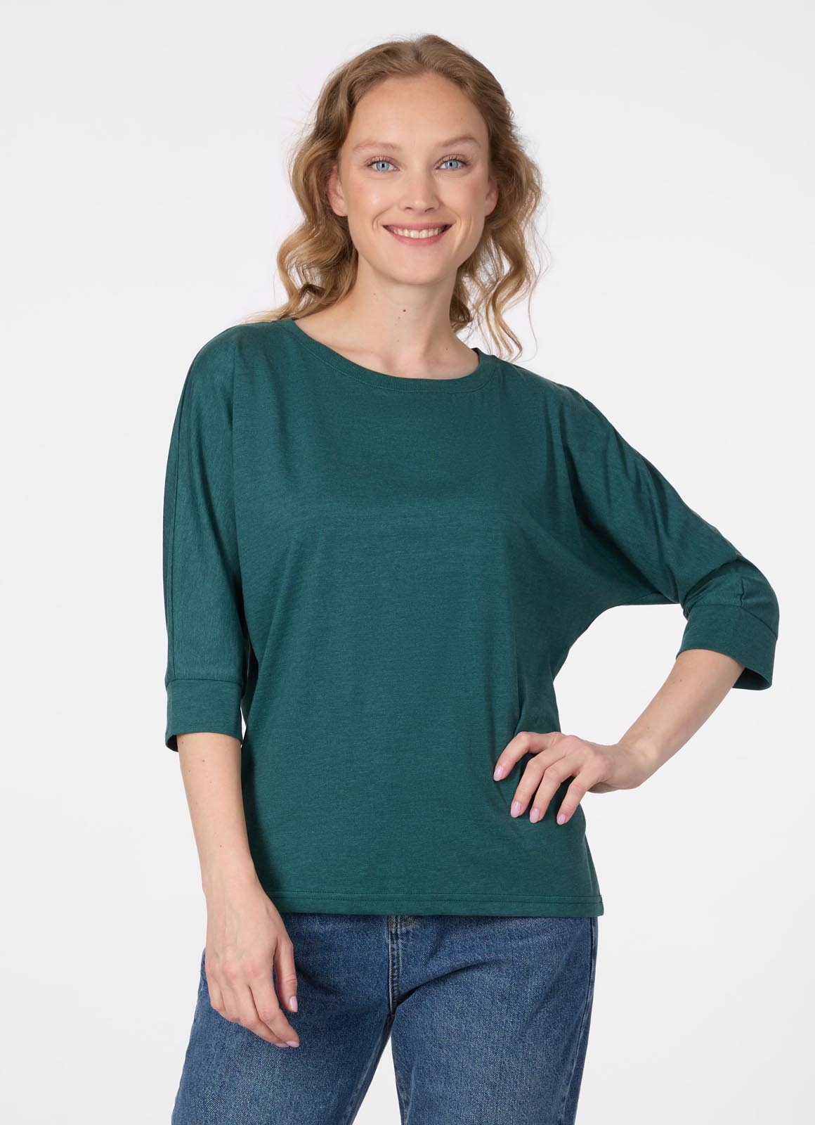 Ragwear 3/4-Arm-Shirt "SHIMONA" Baumwollmix mit 3/4-Ärmeln und softem Finis günstig online kaufen