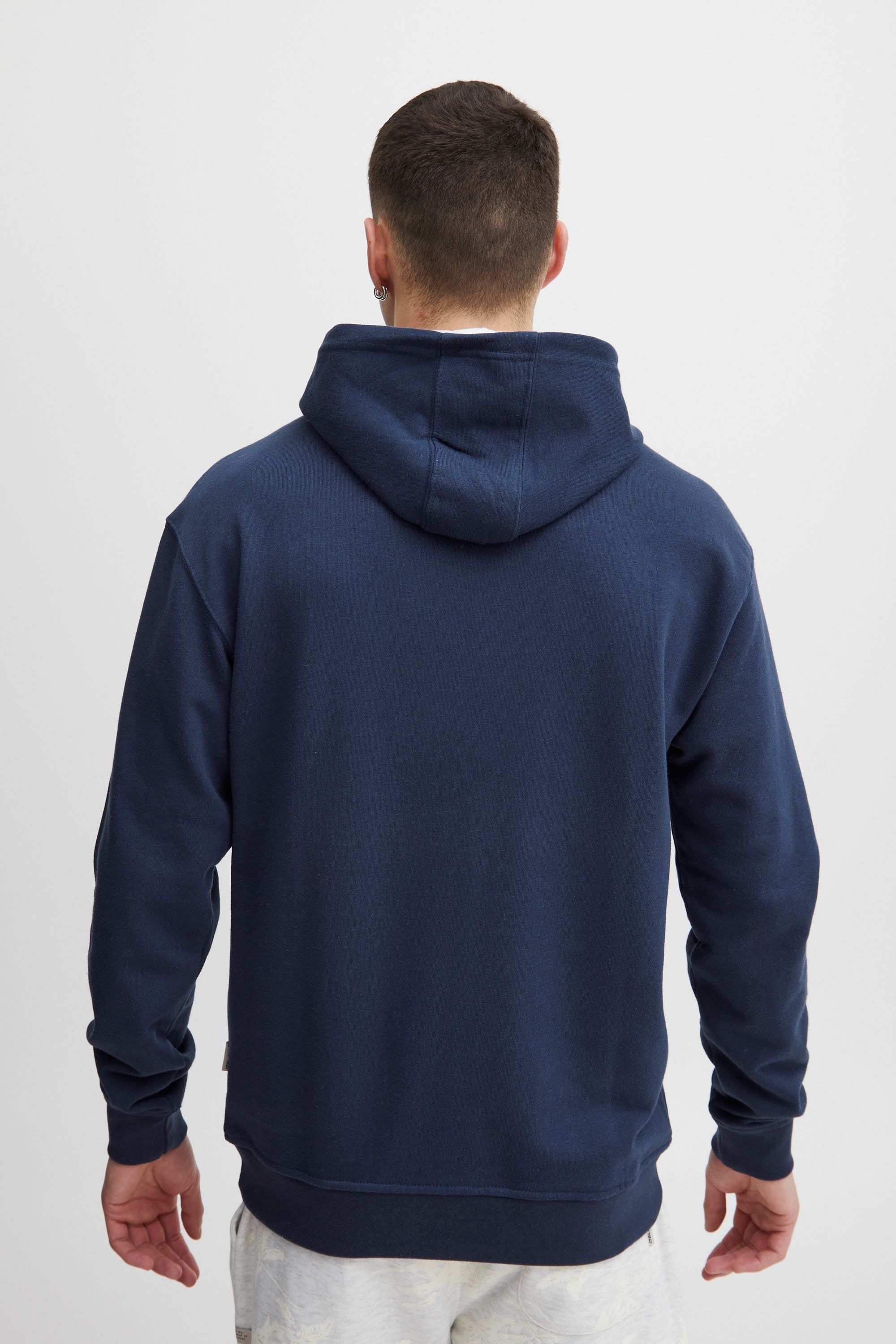 Kapuzenpullover BLEND "Kapuzenpullover BHSweatshirt", Herren, Gr. XXL, blau (marineblaus), Obermaterial: 60% Baumwolle CO. 40% Polyester PES., normal, Pullover Kapuzenpullover 6