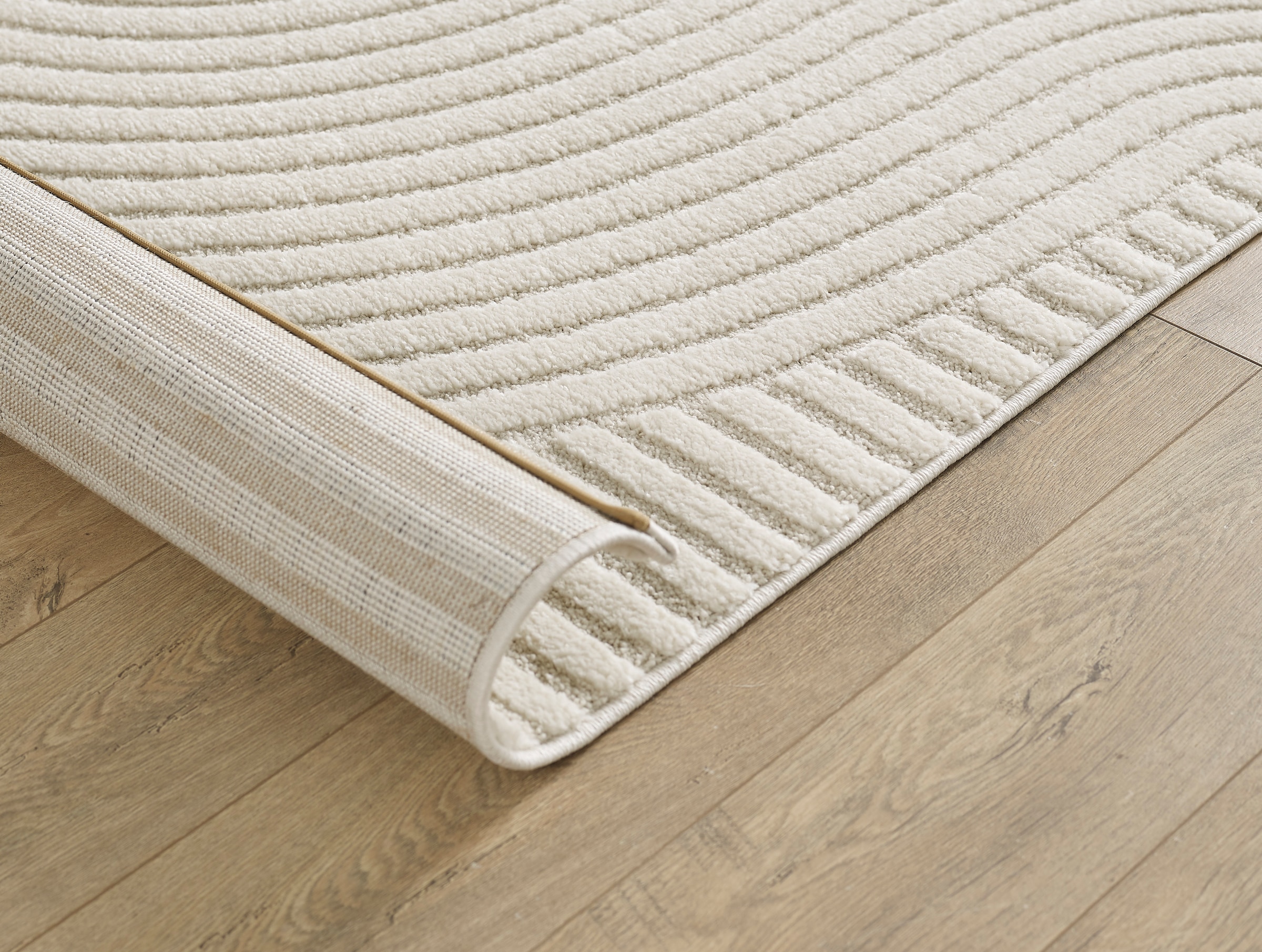 merinos Teppich »Elio«, rechteckig, 16 mm Höhe, moderner Kurzflor Teppich mit Hoch-Tief-Effekt, 3D Effekt