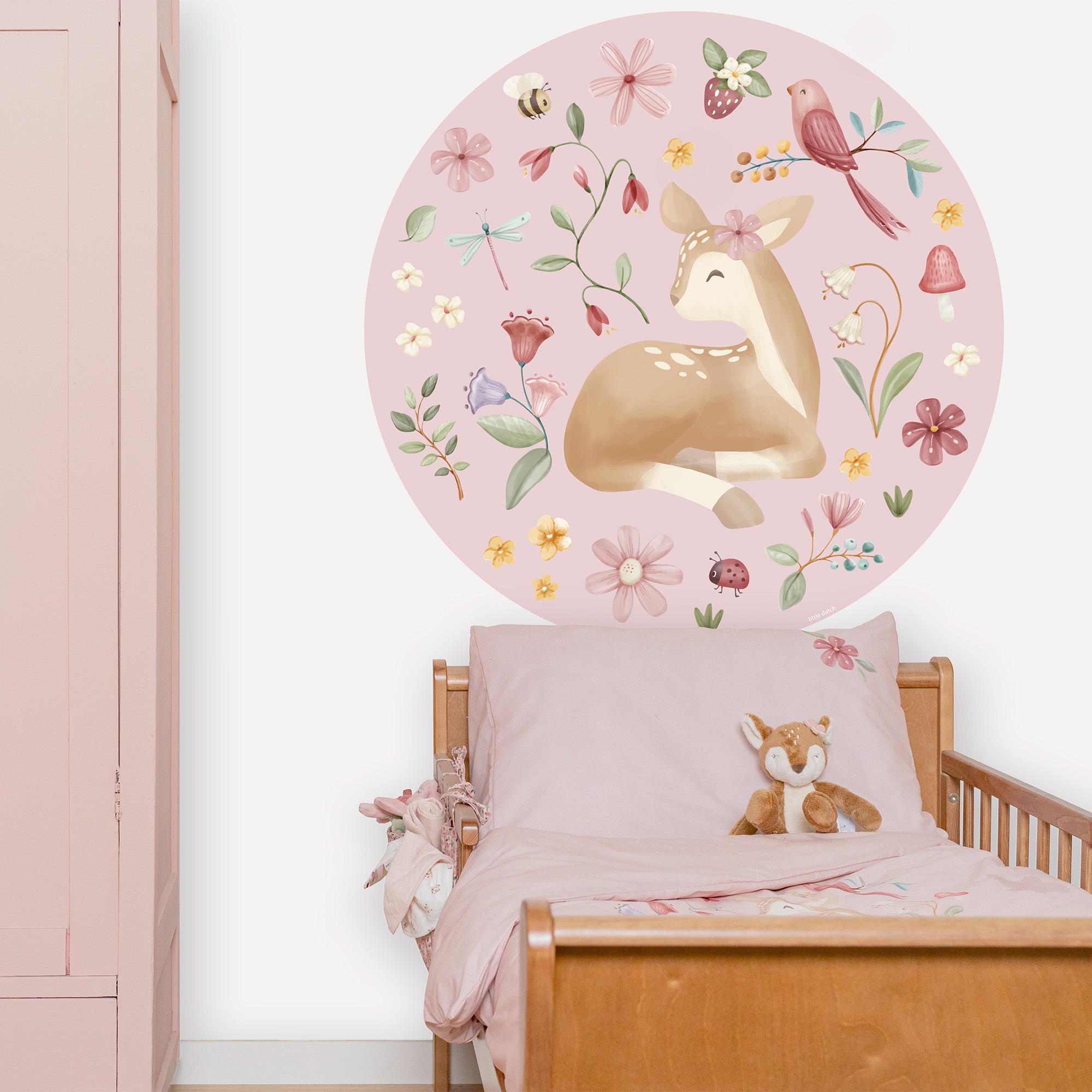 LITTLE DUTCH Wandtattoo "Wandsticker XL Fairy Garden (100x100cm)" günstig online kaufen