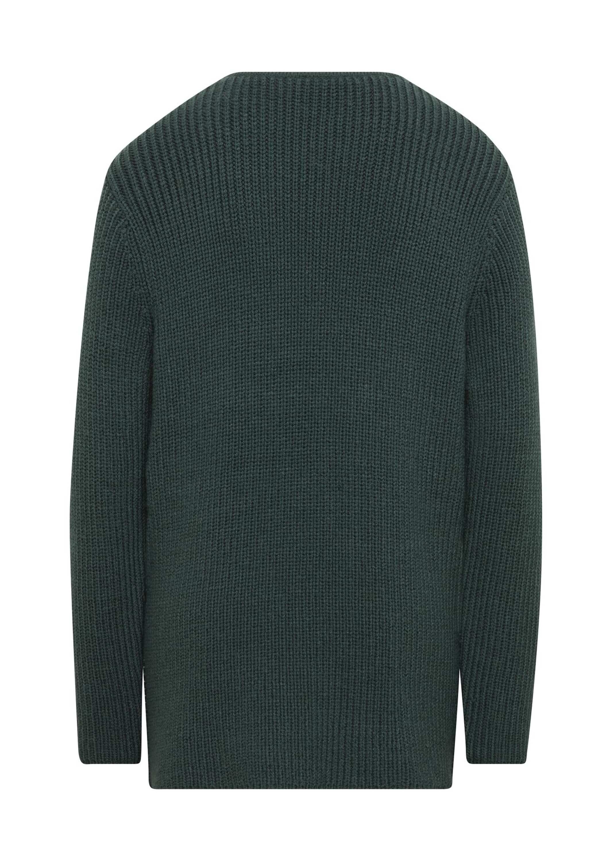 GOLDNER Strickpullover »Strickjacke Figurumspielende Strickjacke mit modischer Querrippenstruktur«