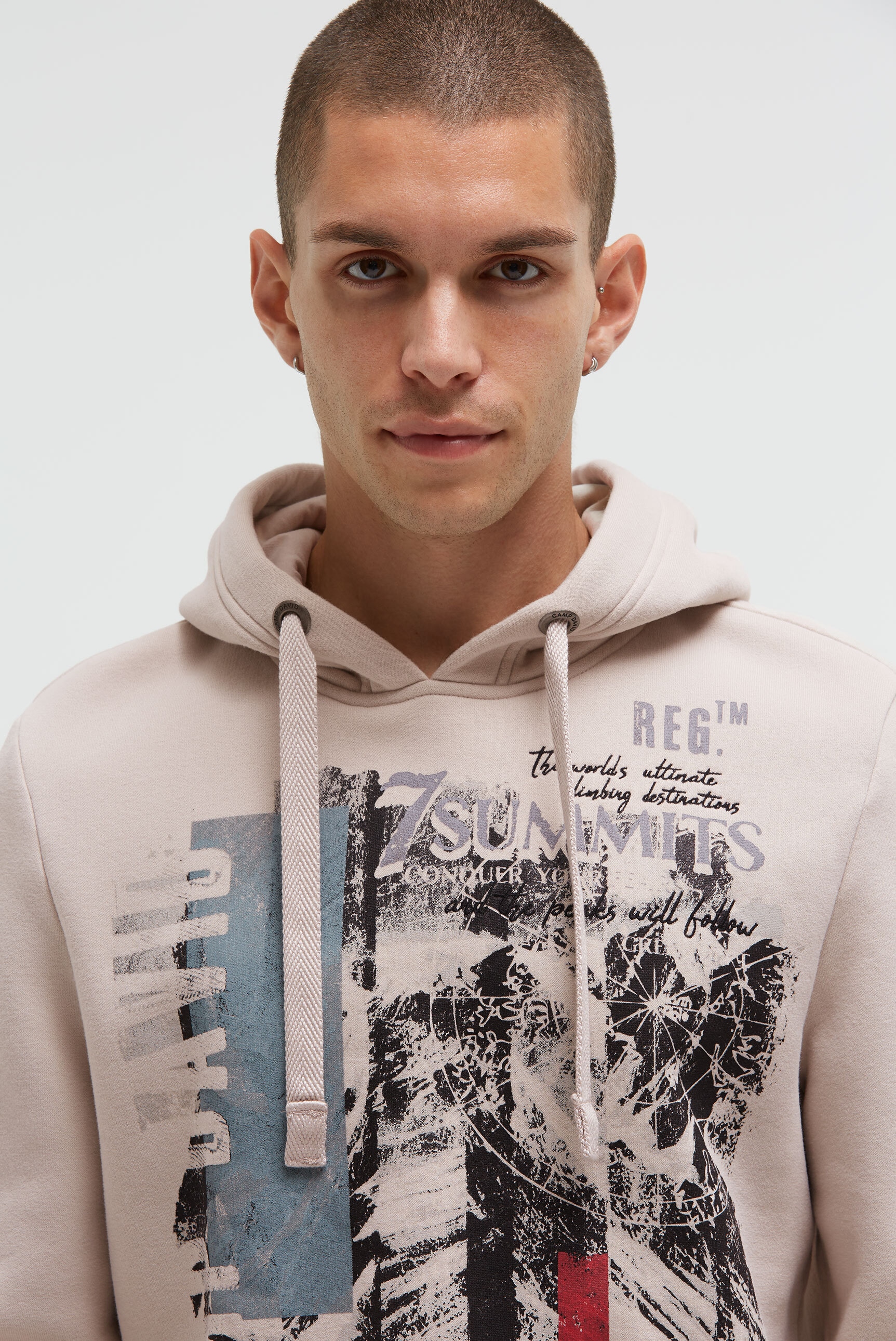 CAMP DAVID Kapuzensweatshirt mit weicher Innenseite