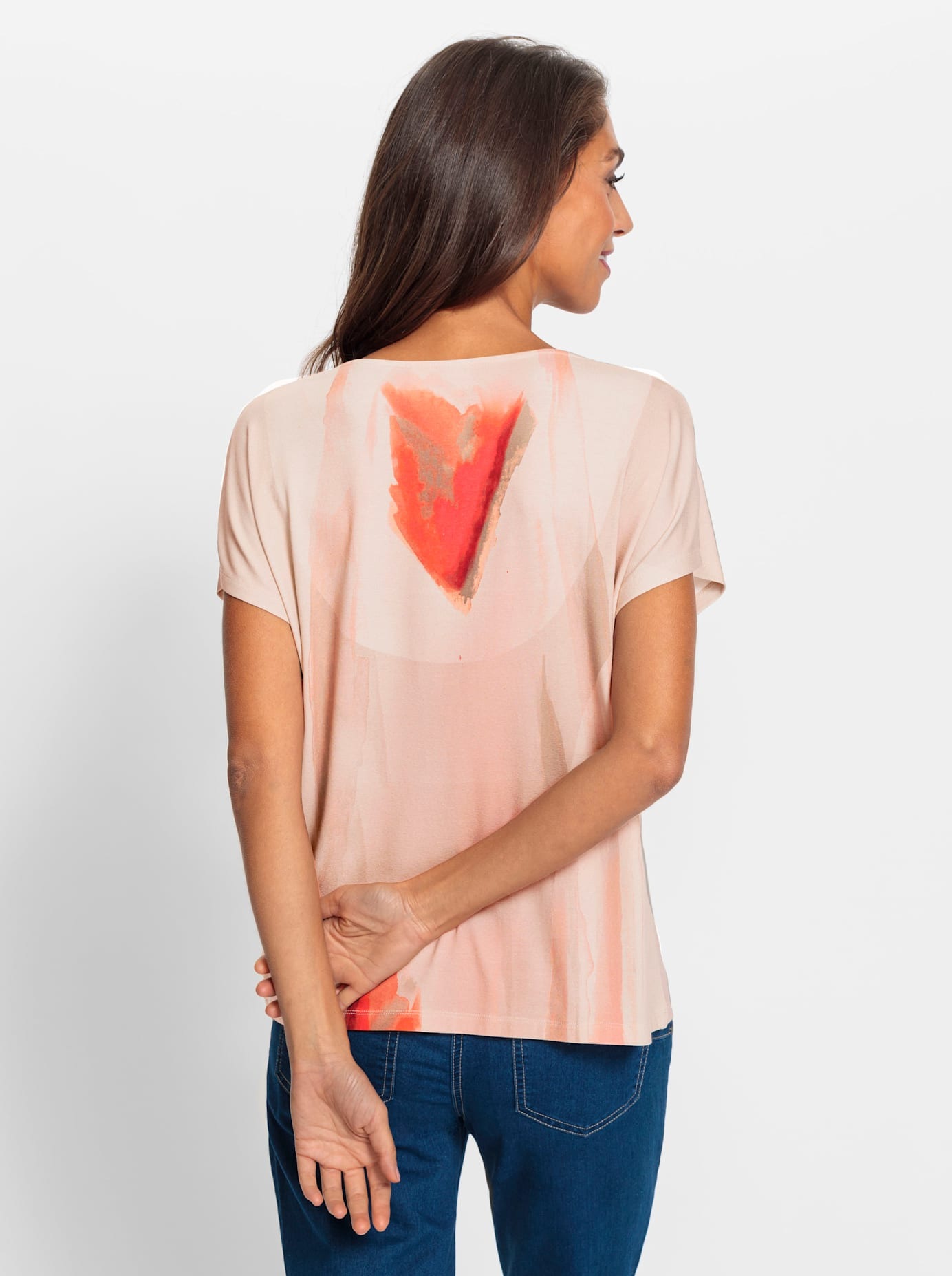 Thumbnail - heine Kurzarmshirt "Druck-Shirt", 1 Stk.