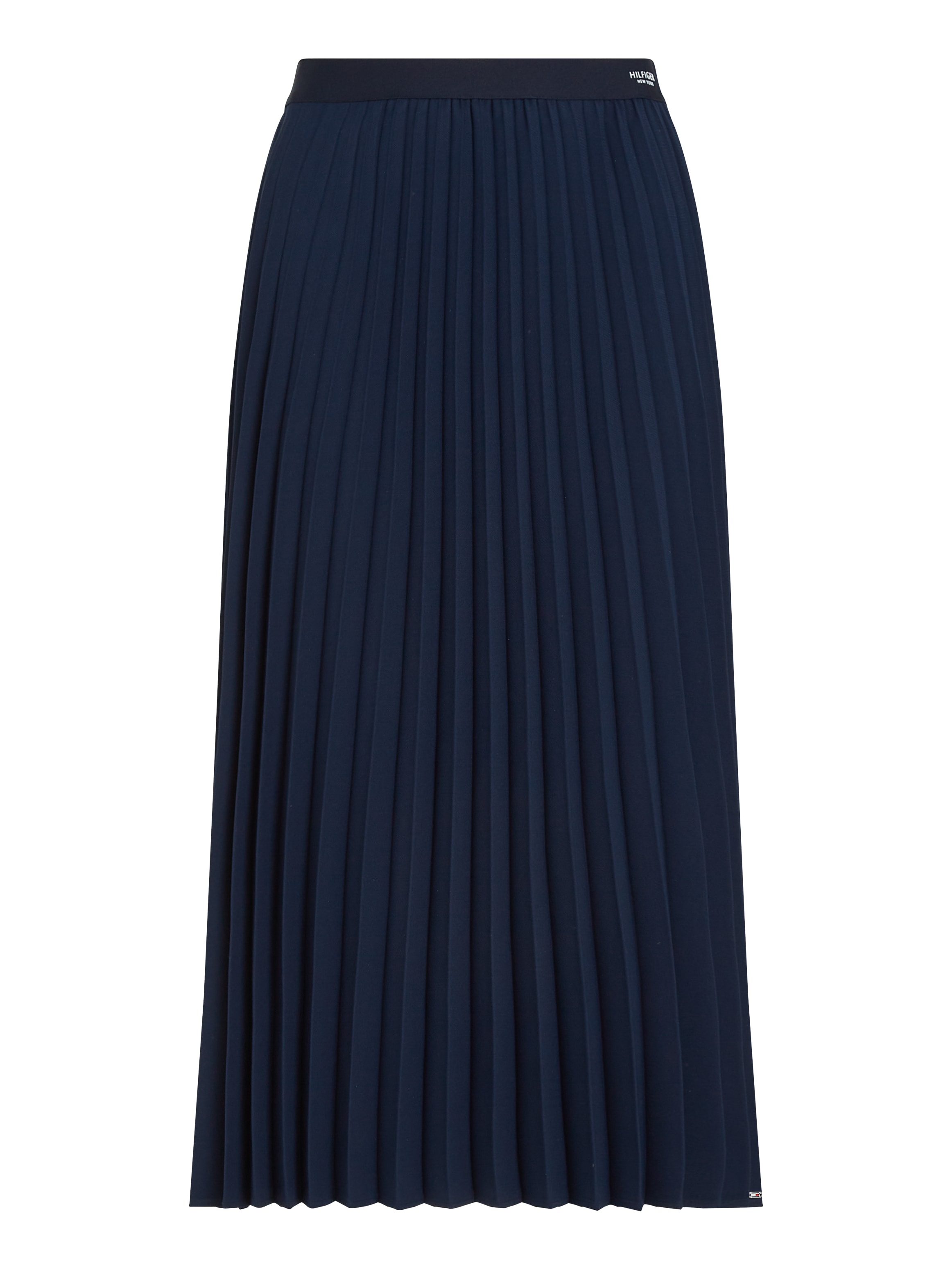 Tommy Hilfiger Plisseerock »FLUID PLEATED PULL ON MIDI SKIRT«, mit rundum Falten