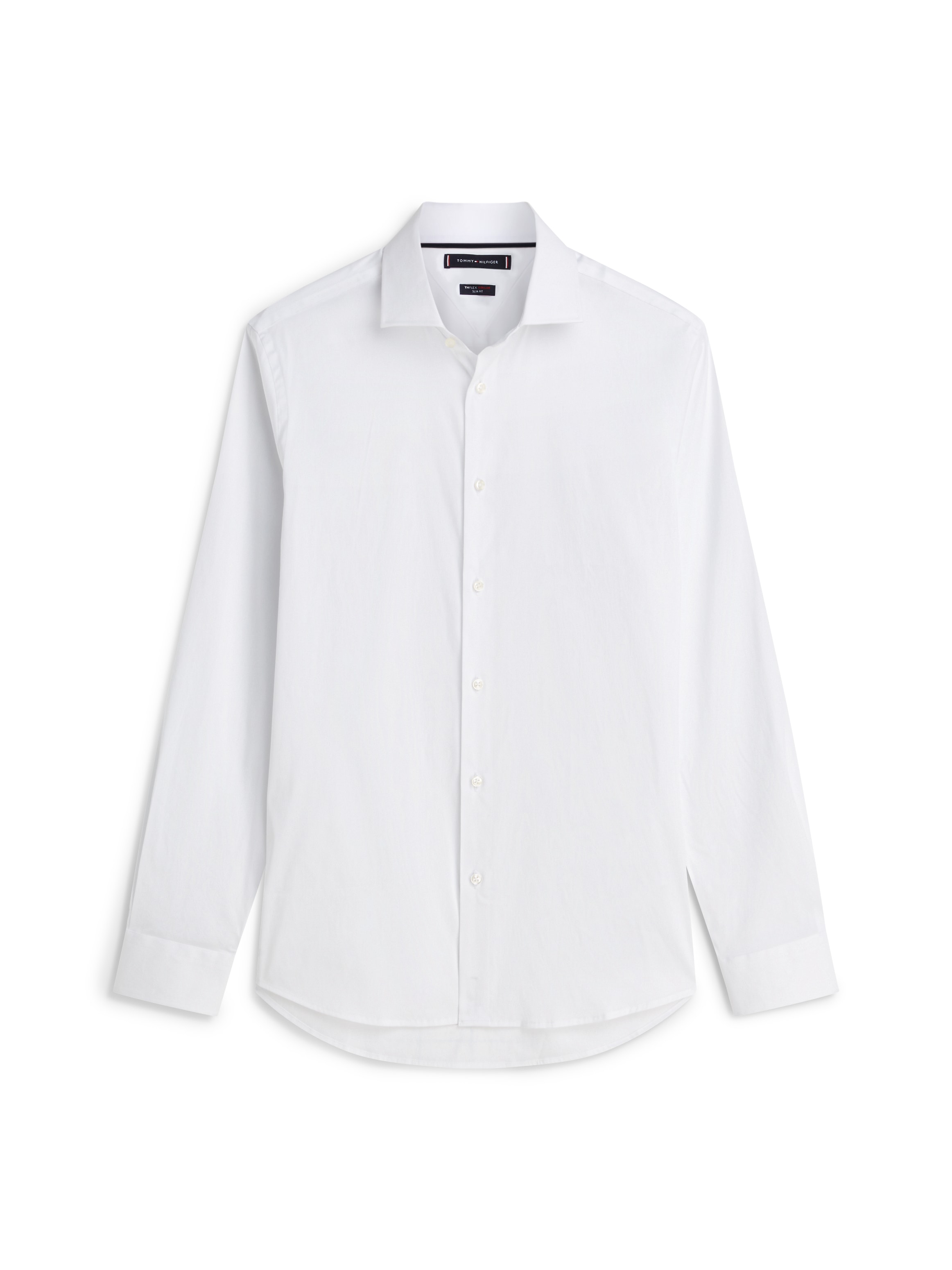 Tommy Hilfiger Langarmhemd »DC FLEX COLLAR SOLID« Flex Collar Technologie, elastischer Kragen für angenehmen Fit