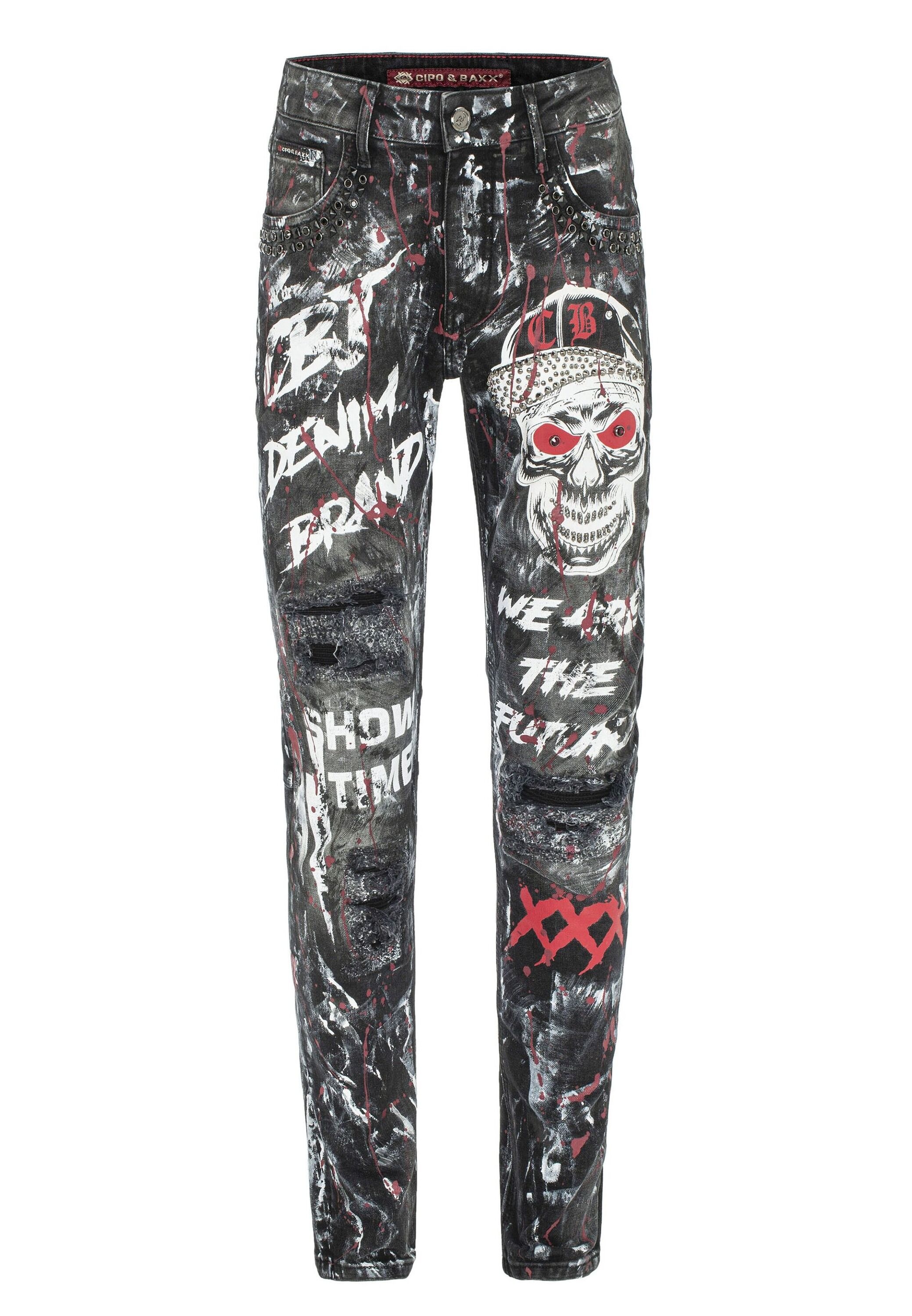 Cipo & Baxx 5-Pocket-Jeans »Jeans«, im lässigen Streetstyle, CD700