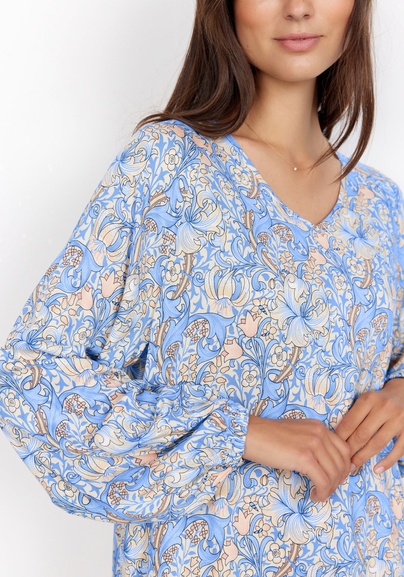 soyaconcept Druckkleid »SC-KRAKA 2«, mit Volant