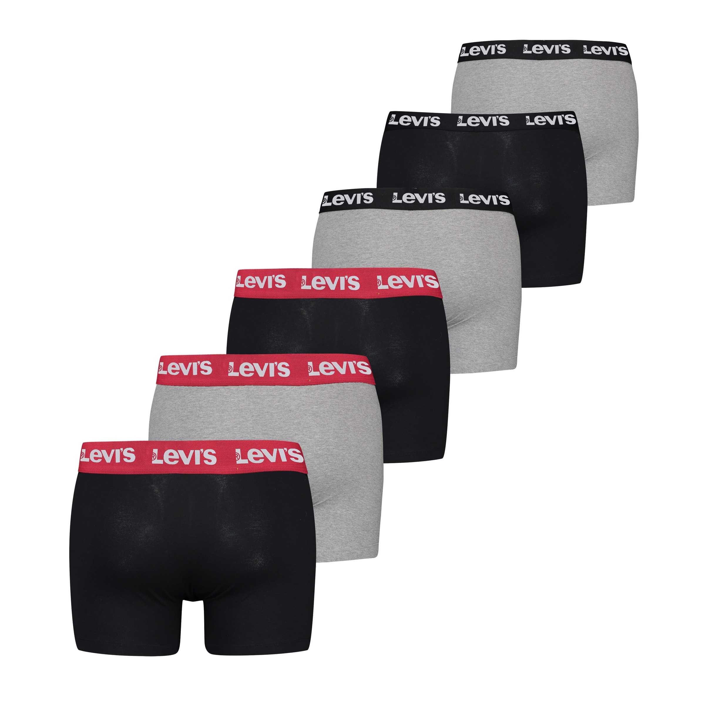 Levis Boxershorts "LEVIS MEN REPEAT LOGO BOXER BRIEF 6P ECOM" 6er Pack günstig online kaufen
