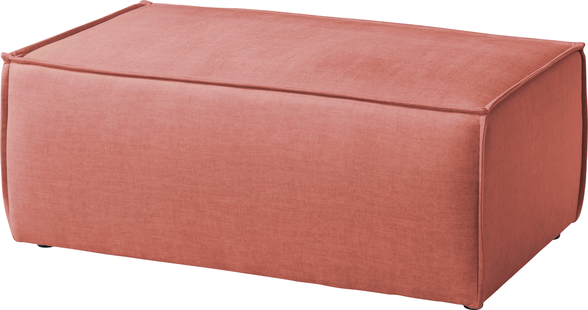 OTTO home Hocker "SHERWOOD Samtvelours Polsterhocker" passend zur Polster-Serie SHERWOOD