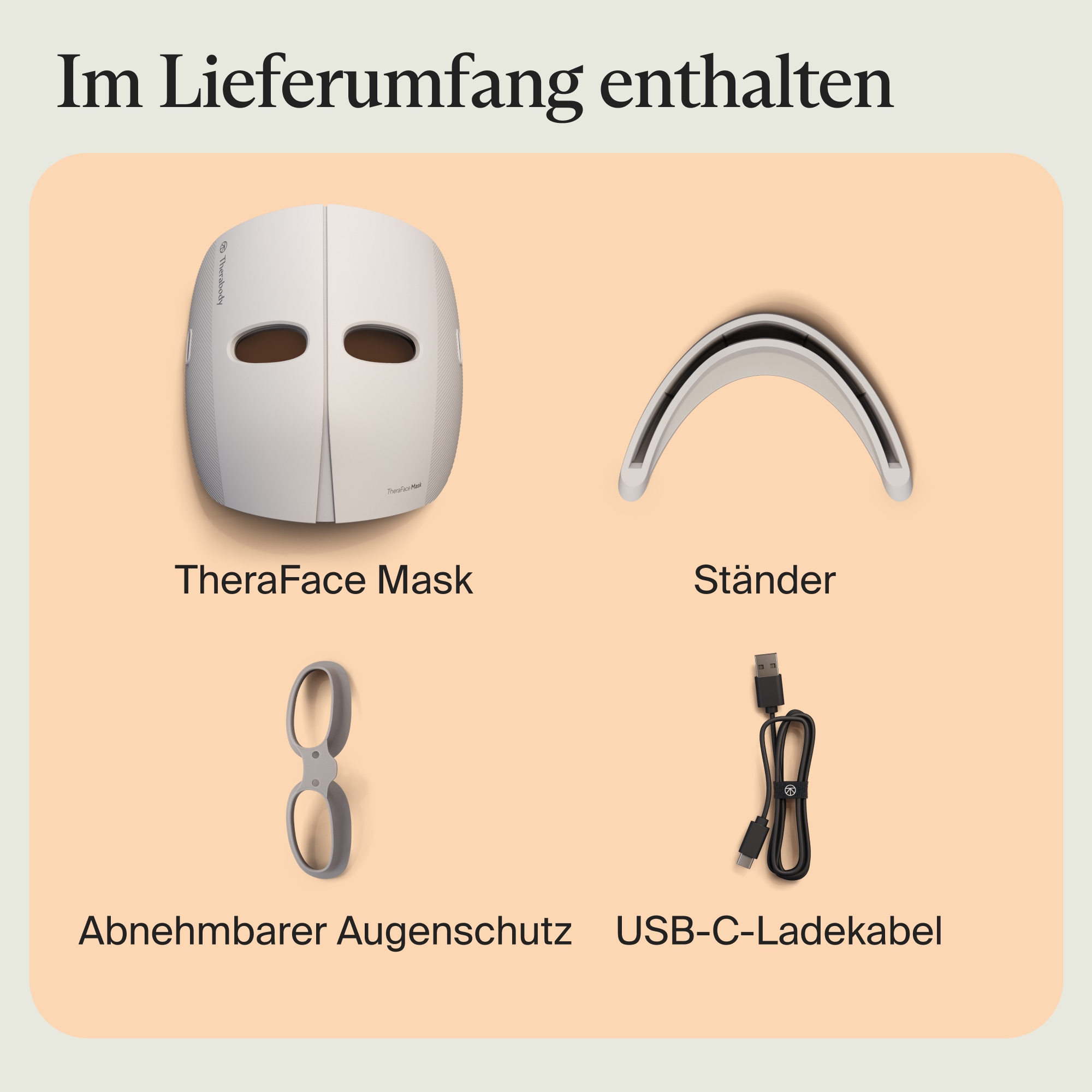 Therabody Kosmetikbehandlungsgerät »TheraFace Mask LED-Hautpflegemaske mit Vibrationstherapie«, Verbesserung der Hautstruktur, klinisch erwiesene Vorteile
