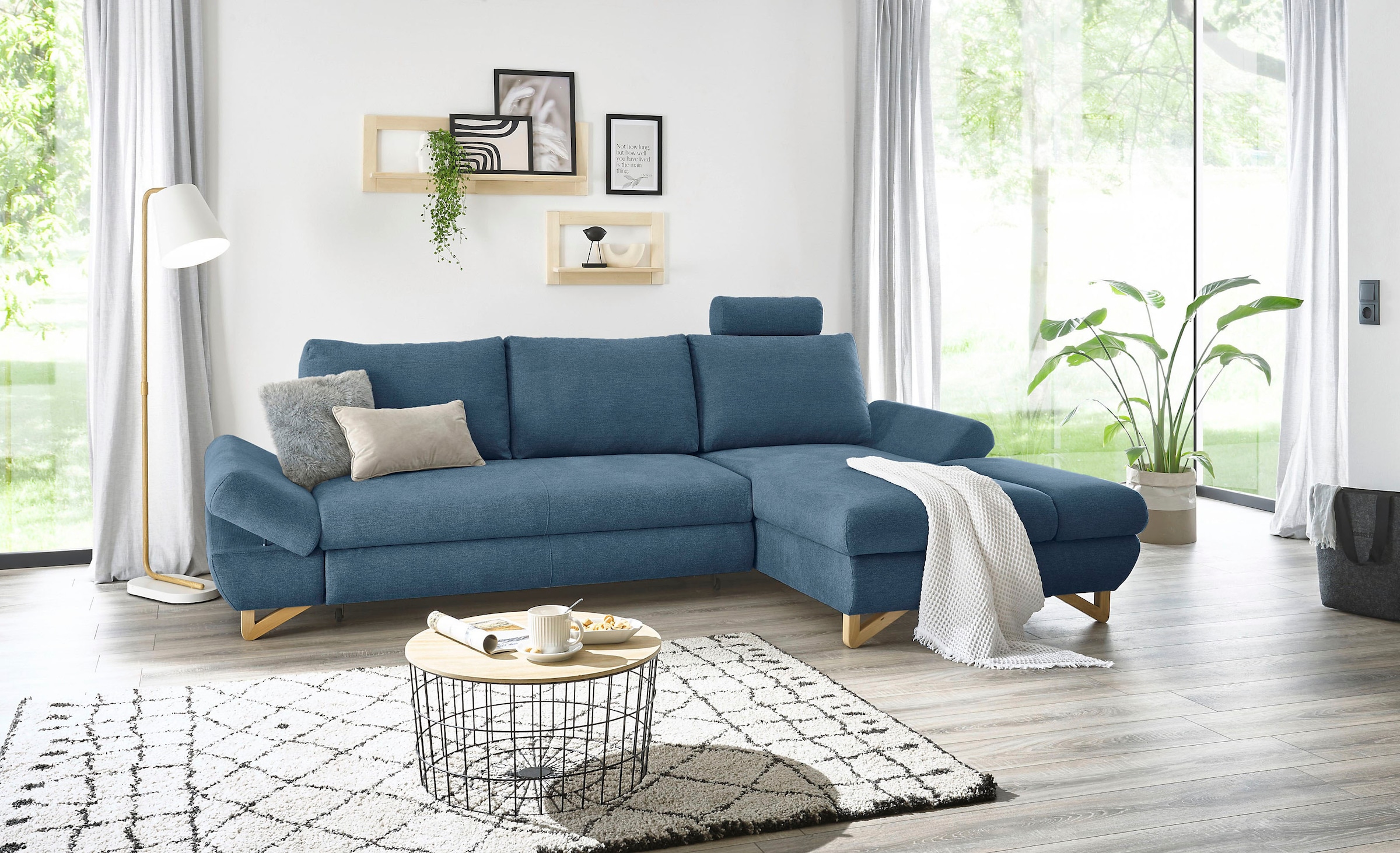 INOSIGN Ecksofa »City/Giron, L-Form,«, verstellbare Armlehnen mit Rasterfunktion