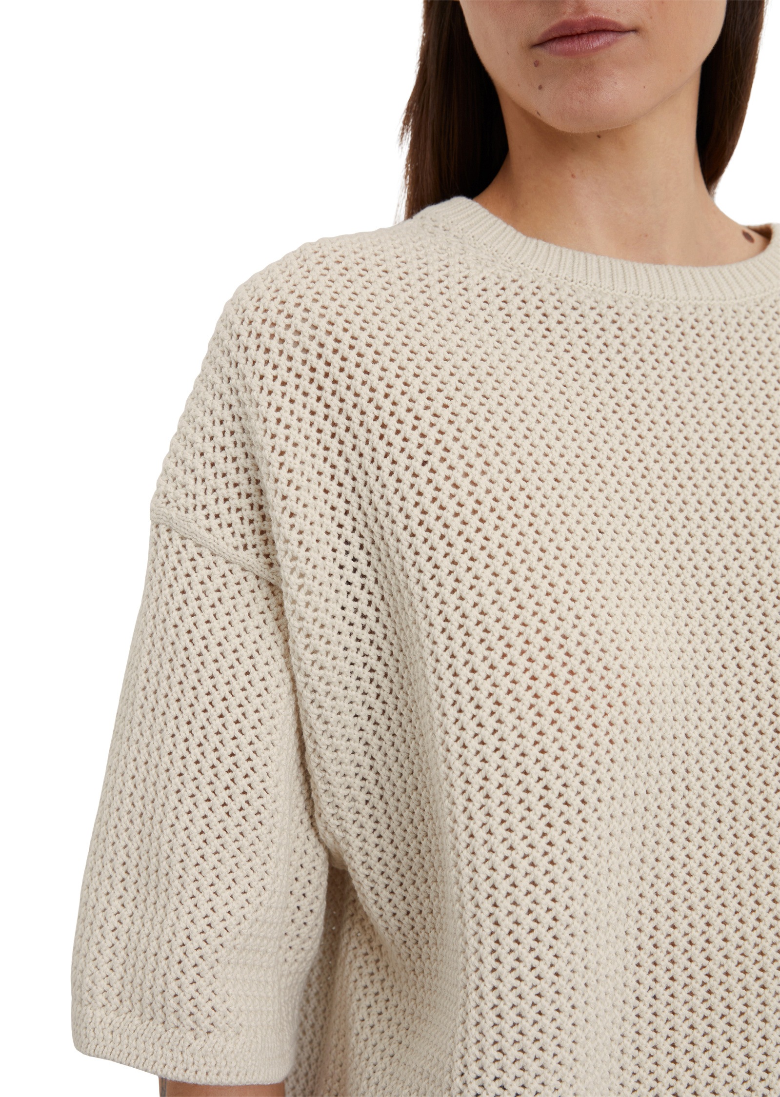 Marc O'Polo Rundhalspullover »aus softem Organic Cotton«