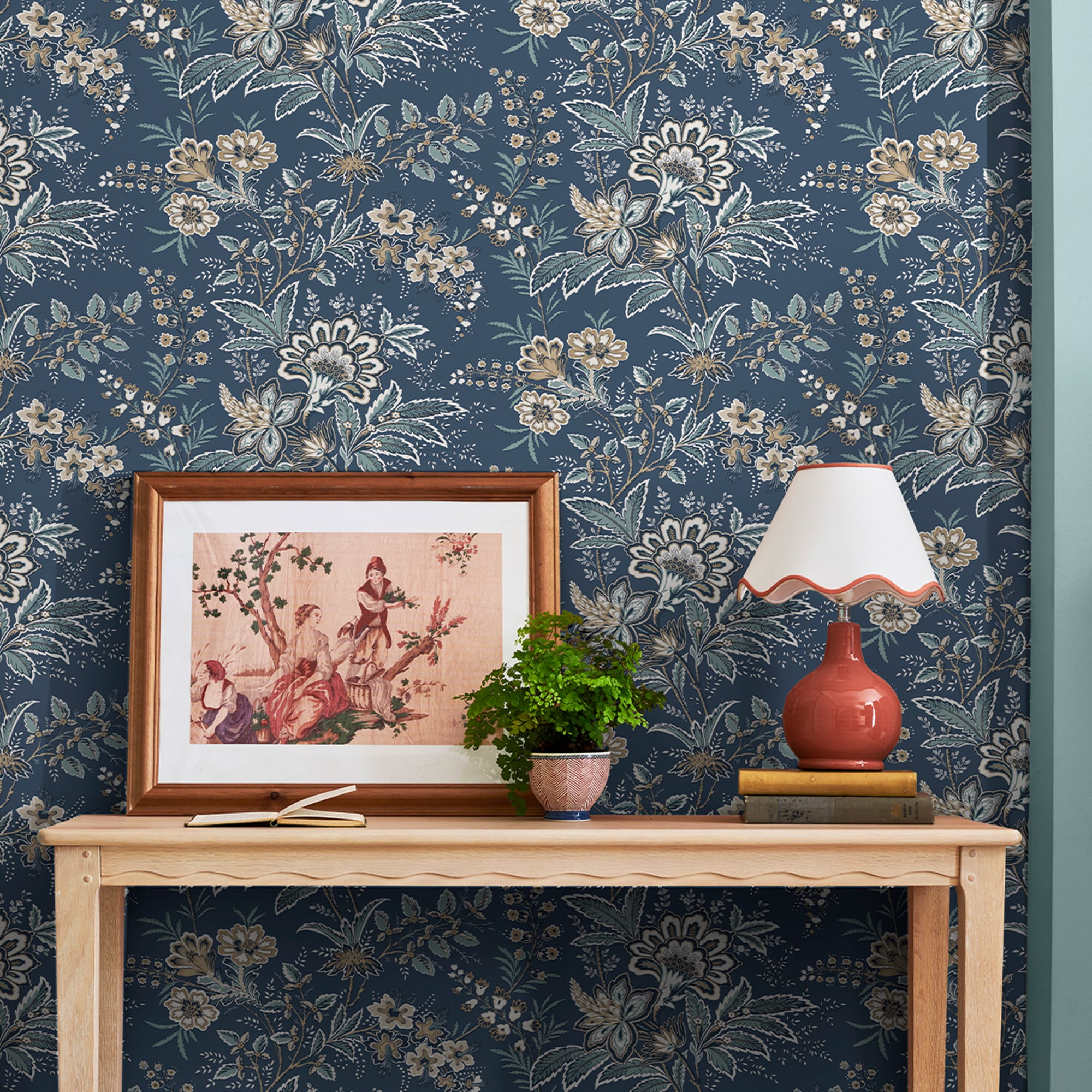 LAURA ASHLEY Vliestapete "MARLBROOK" floral glatt Design Tapeten