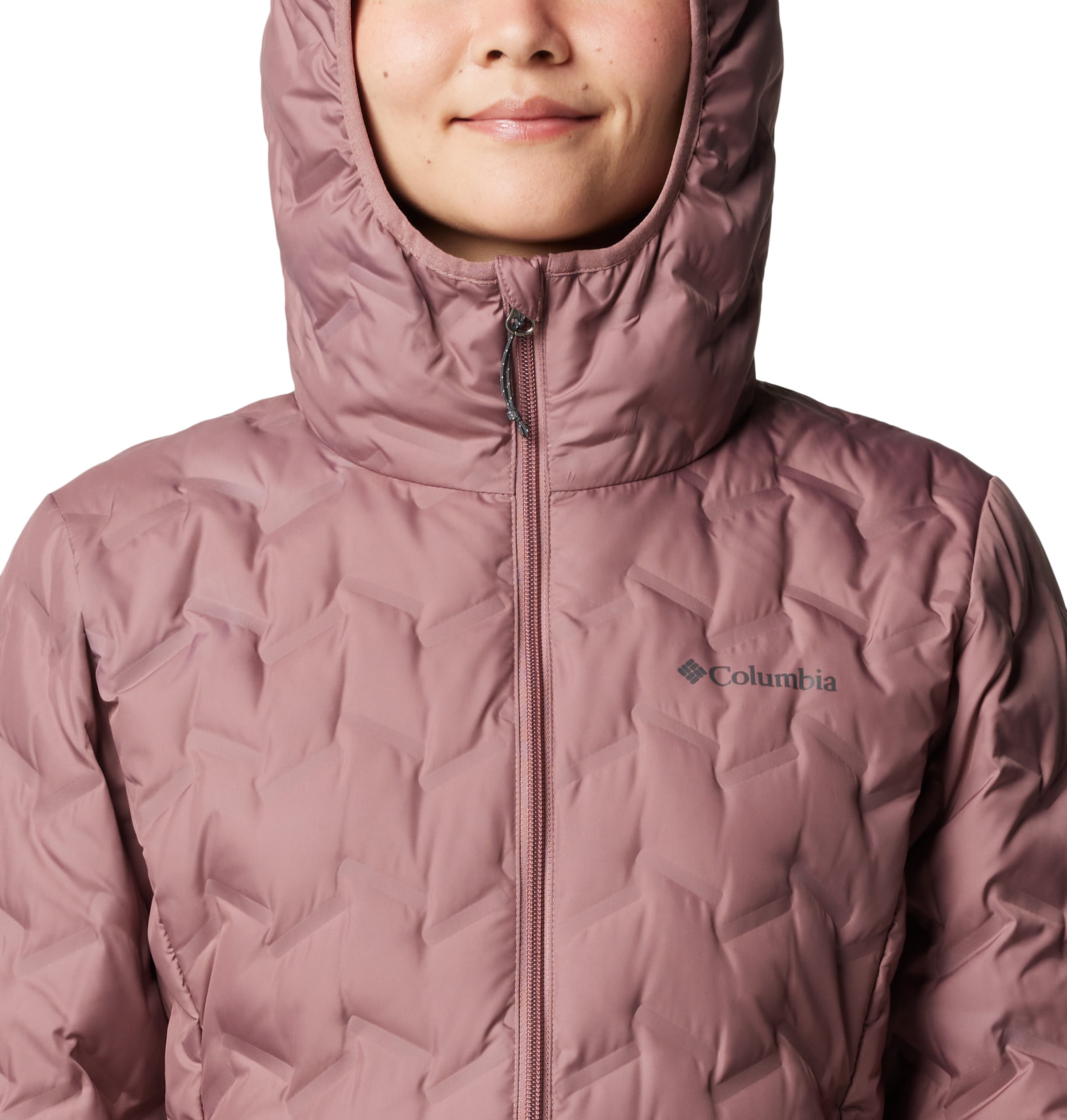 Columbia Daunenjacke »Delta Ridge™ II Long Down Jacket«, mit Kapuze