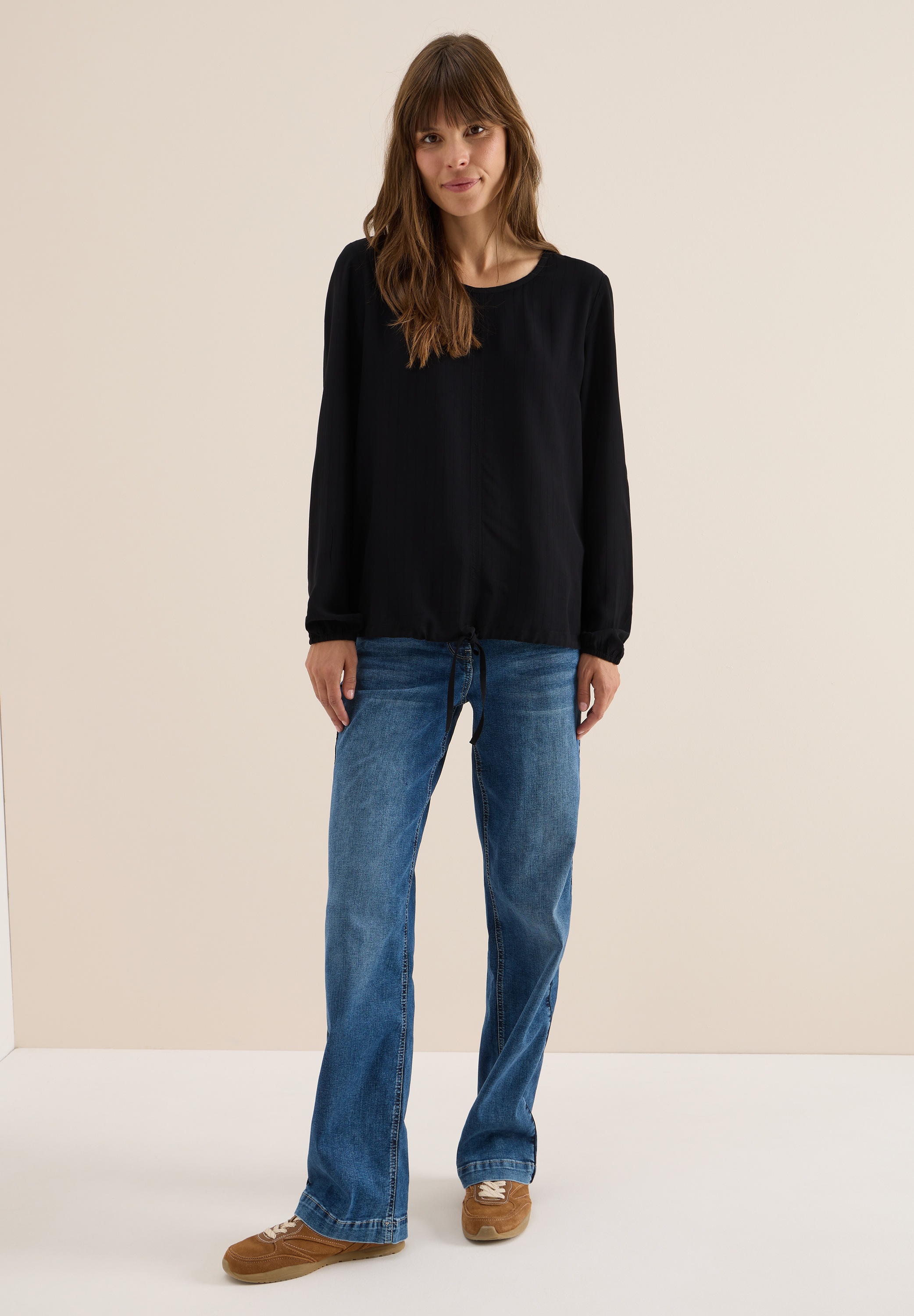 Thumbnail - Cecil Langarmbluse aus softer Viskose