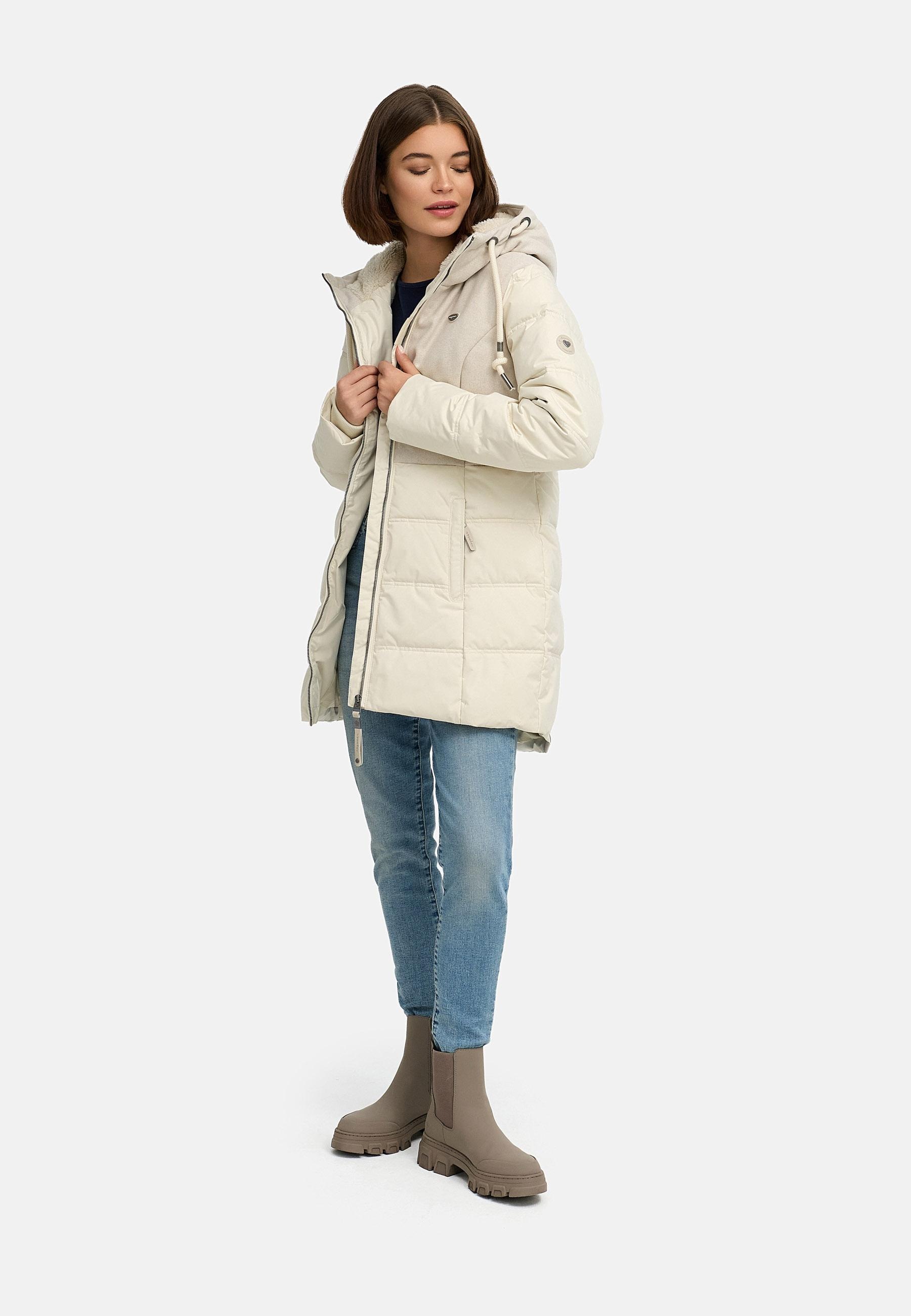Ragwear Winterjacke »Ashani Block Intl.«, mit Kapuze, stylischer Winterparka mit gefütterter Kapuze
