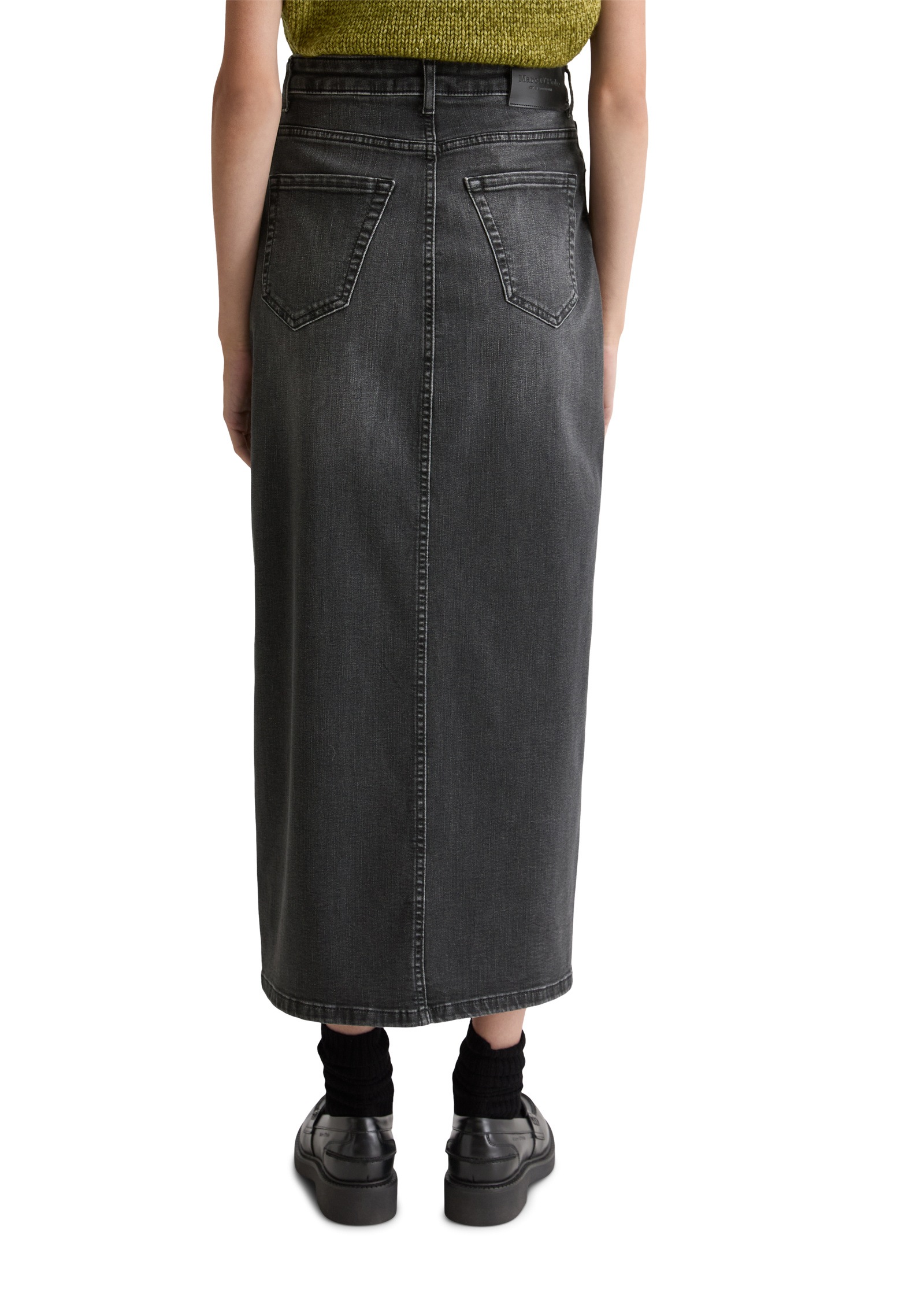 Thumbnail - Marc OPolo Jeansrock "aus Organic Cotton-Mix"