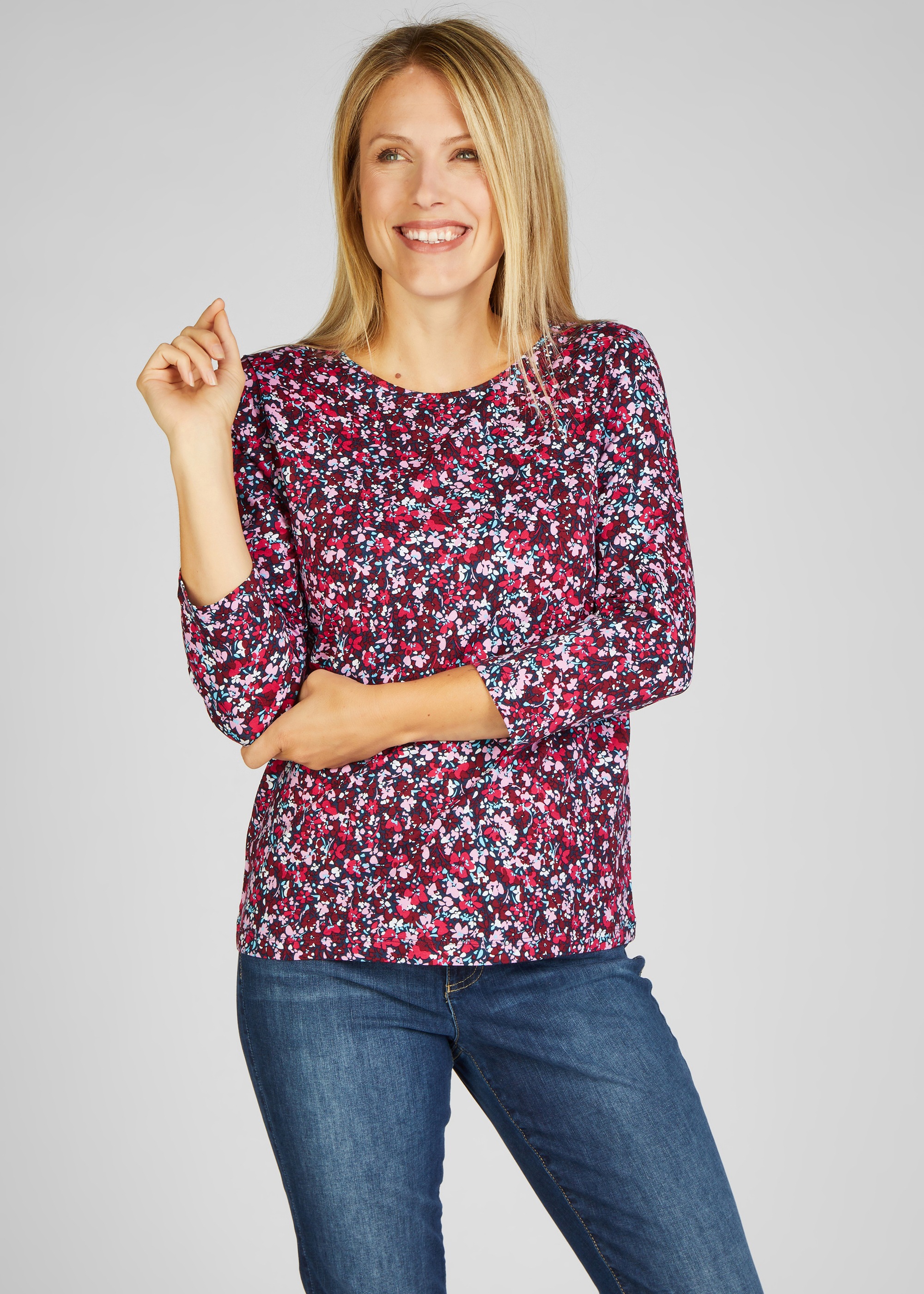Rabe Shirtbluse, mit floralem für | kaufen BAUR Allover-Muster