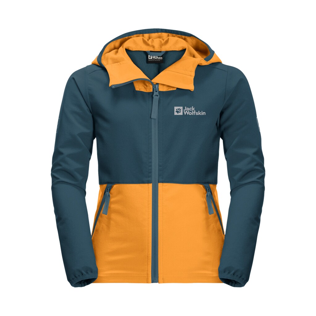 Jack Wolfskin Softshelljacke »TURBULENCE B«, mit Kapuze