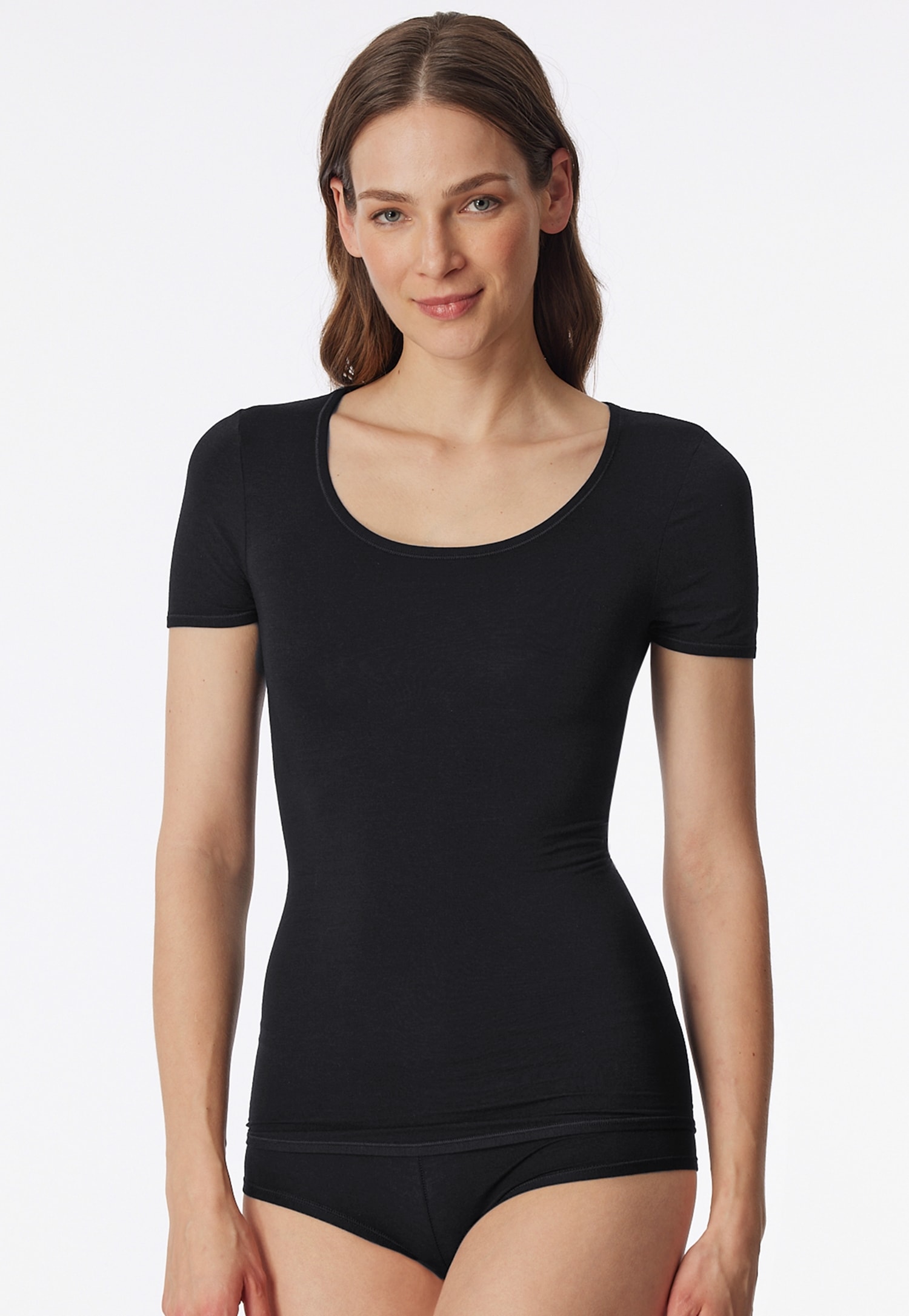 Schiesser Kurzarmshirt "Personal Fit", Rundhalsausschnitt, Single Jersey, o günstig online kaufen