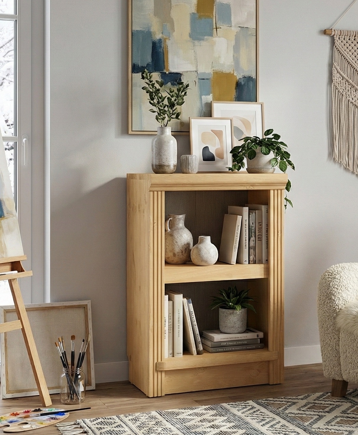 OTTO home Standregal »Riga Bücherregal Regal Breite/Tiefe 40/29 cm« aus massiver Kiefer, FSC®-zertifiziert, made in Europe