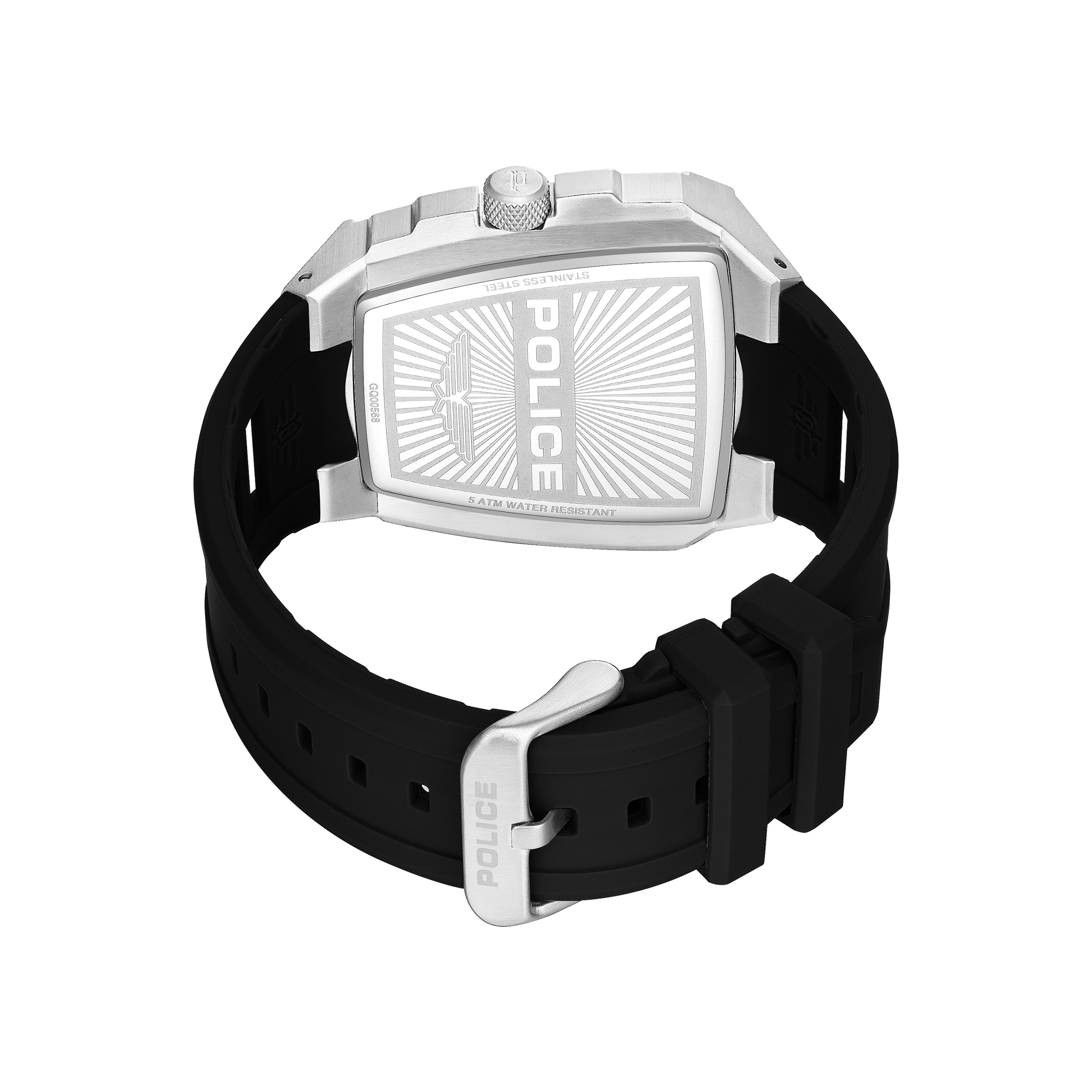 Police Quarzuhr »Tough Gear« Armbanduhr, Herrenuhr, Lederarmband, analog, Tag, Wochentag