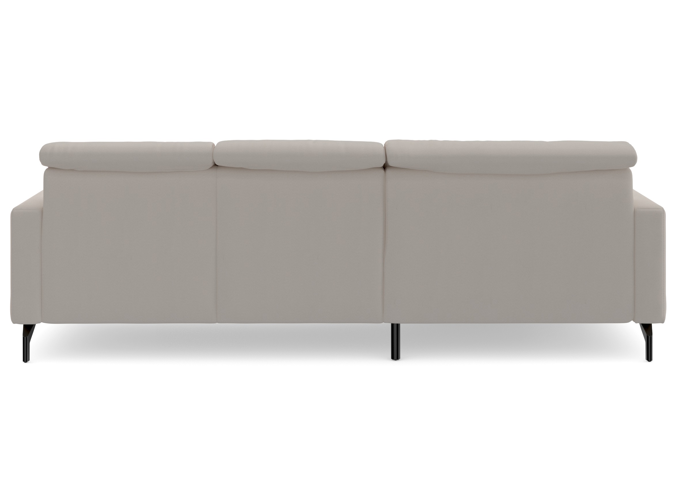 Ecksofa SIT & MORE "Bailando L-Form", beige (creme), B:251cm H:84cm T:163cm, Sofas, Ecksofa, wahlweise mit Kopfteilverstellung und Vorziehsitz, motorisch 3