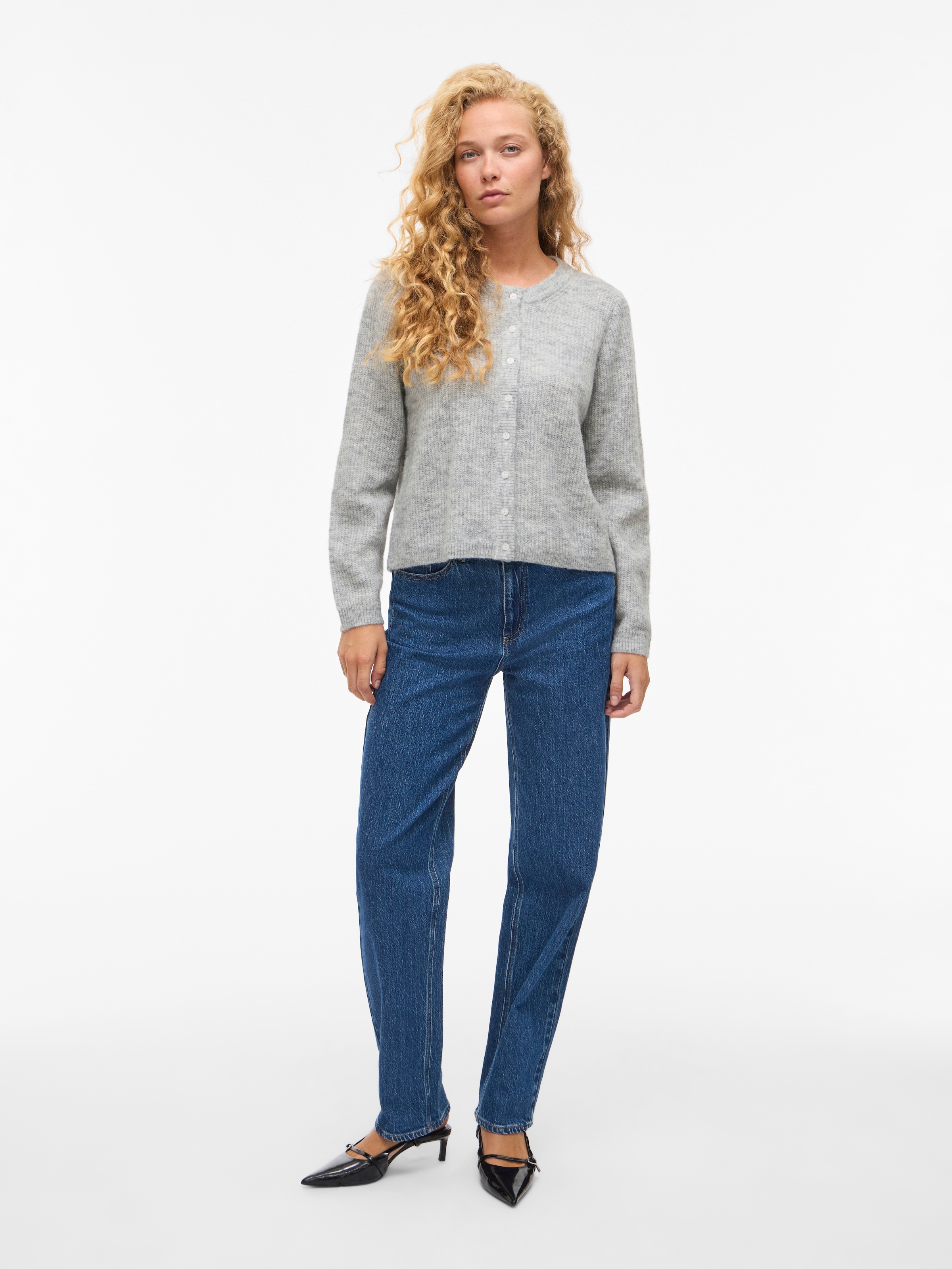 Vila Strickjacke »VILORY O-NECK L/S KNIT CARDIGAN-NOOS«
