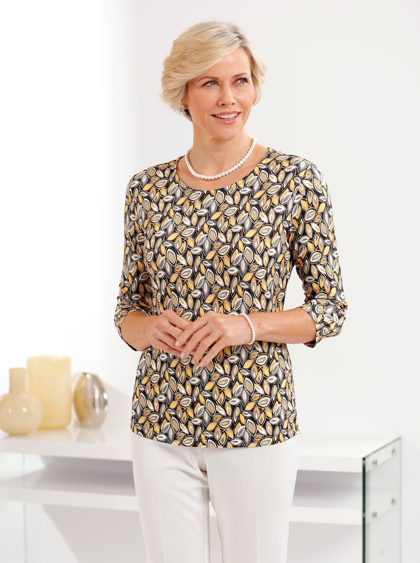 Classic 3/4-Arm-Shirt "Shirt" 1 Stk. tlg. günstig online kaufen