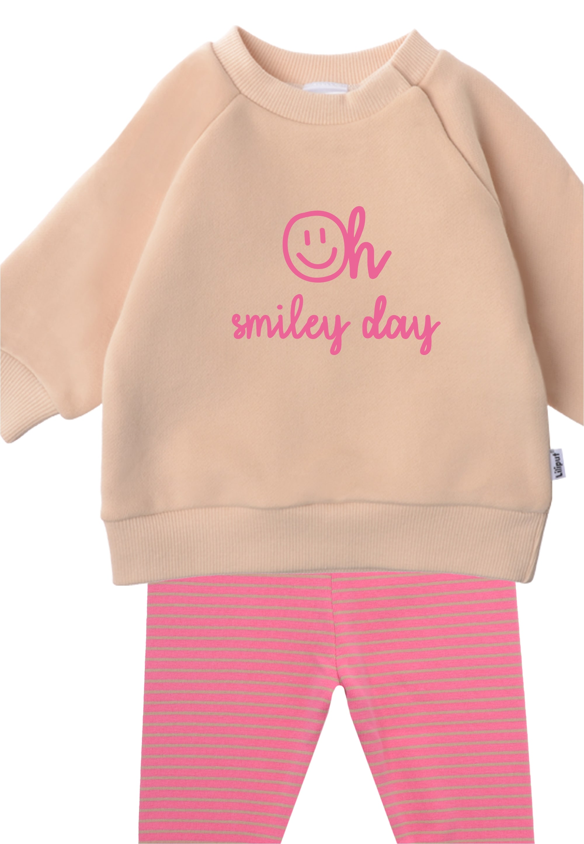 Liliput Sweatanzug »Oh smiley day«, mit elastischen Bündchen