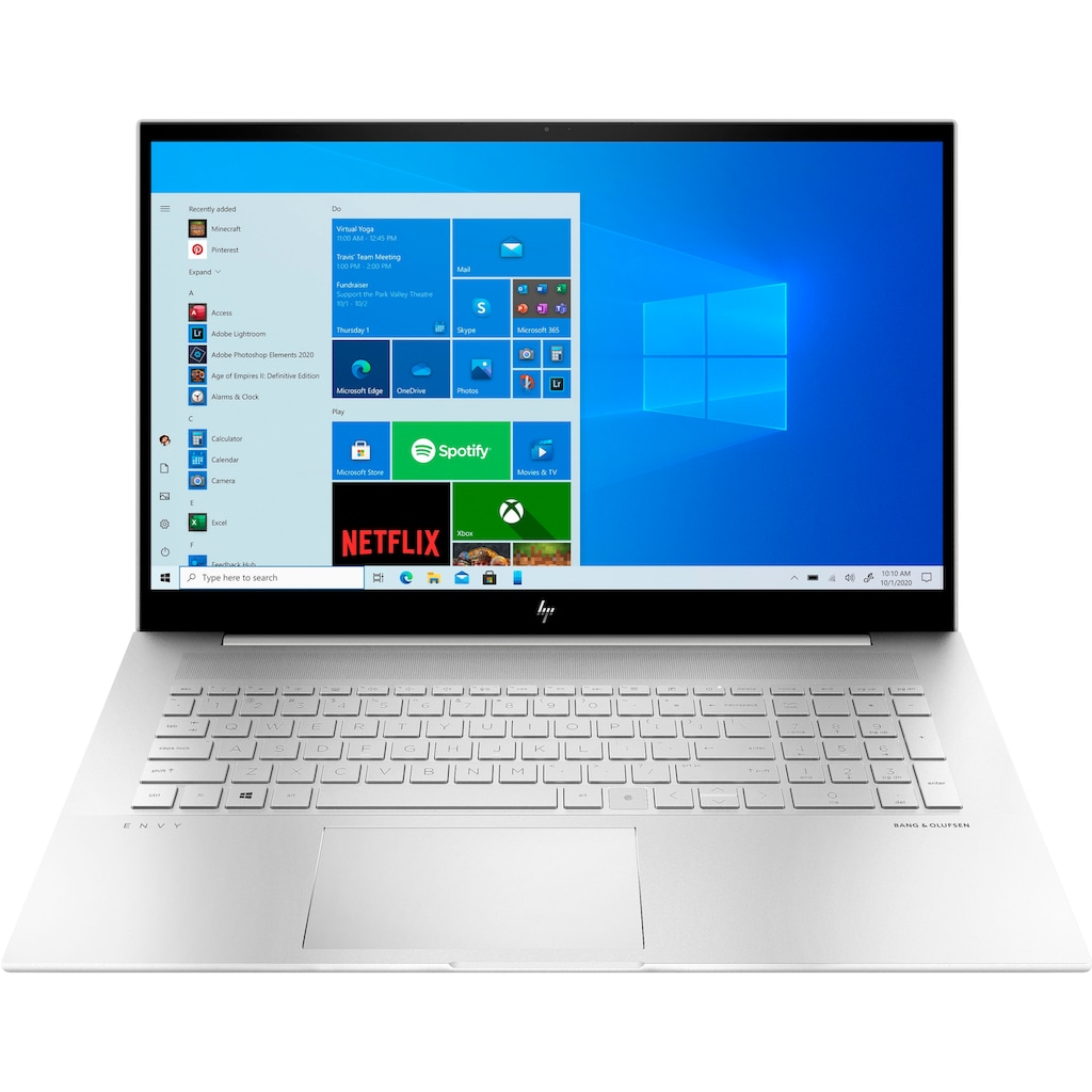 HP Notebook »ENVY 17-ch0085ng«, 43,9 cm, / 17,3 Zoll, Intel, Core i7, GeForce MX450, 1000 GB SSD