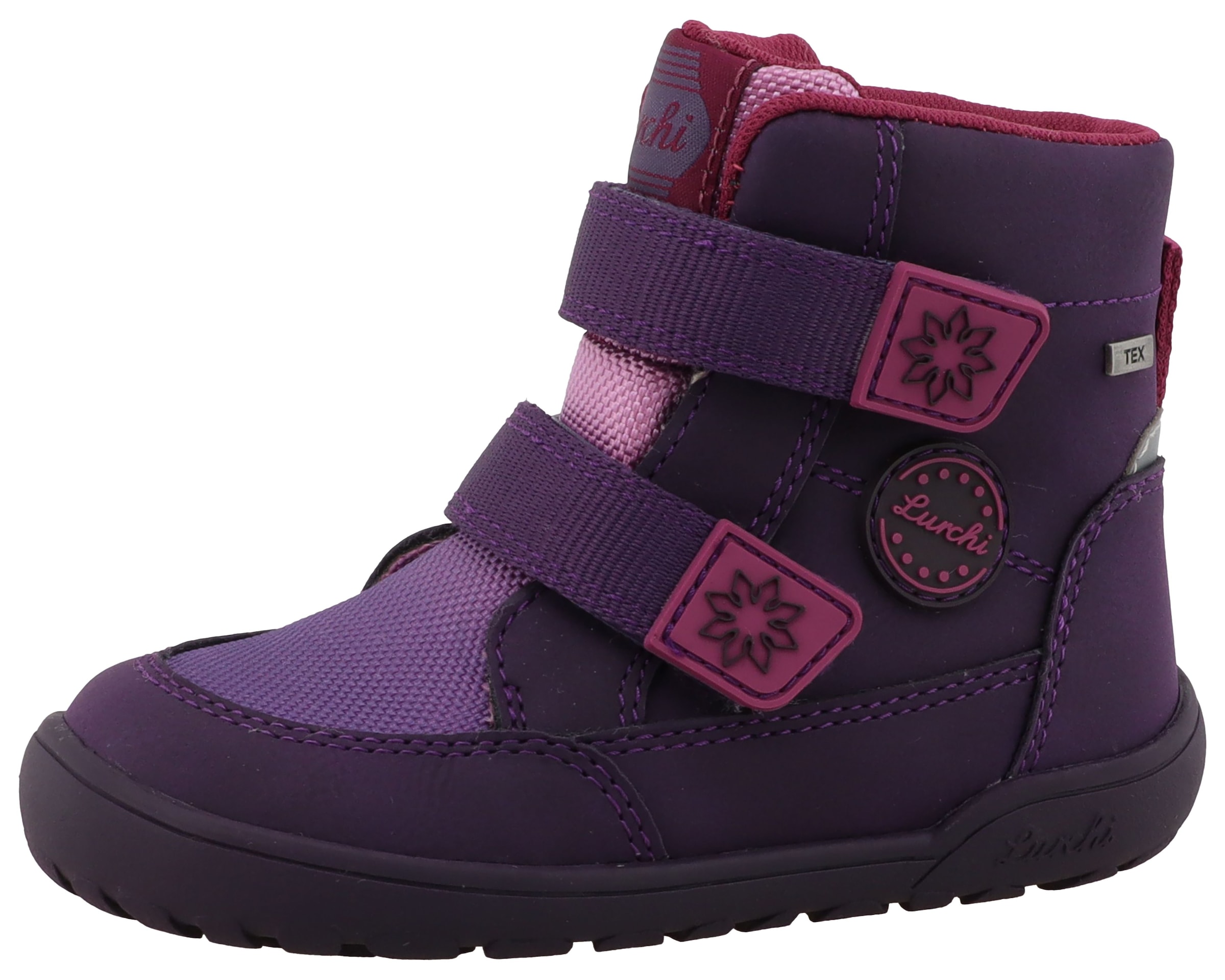 Lurchi Barfußschuh "Jessy Barefoot-TEX" Klettboots mit Tex-Ausstattung, Größenschablone zum Download