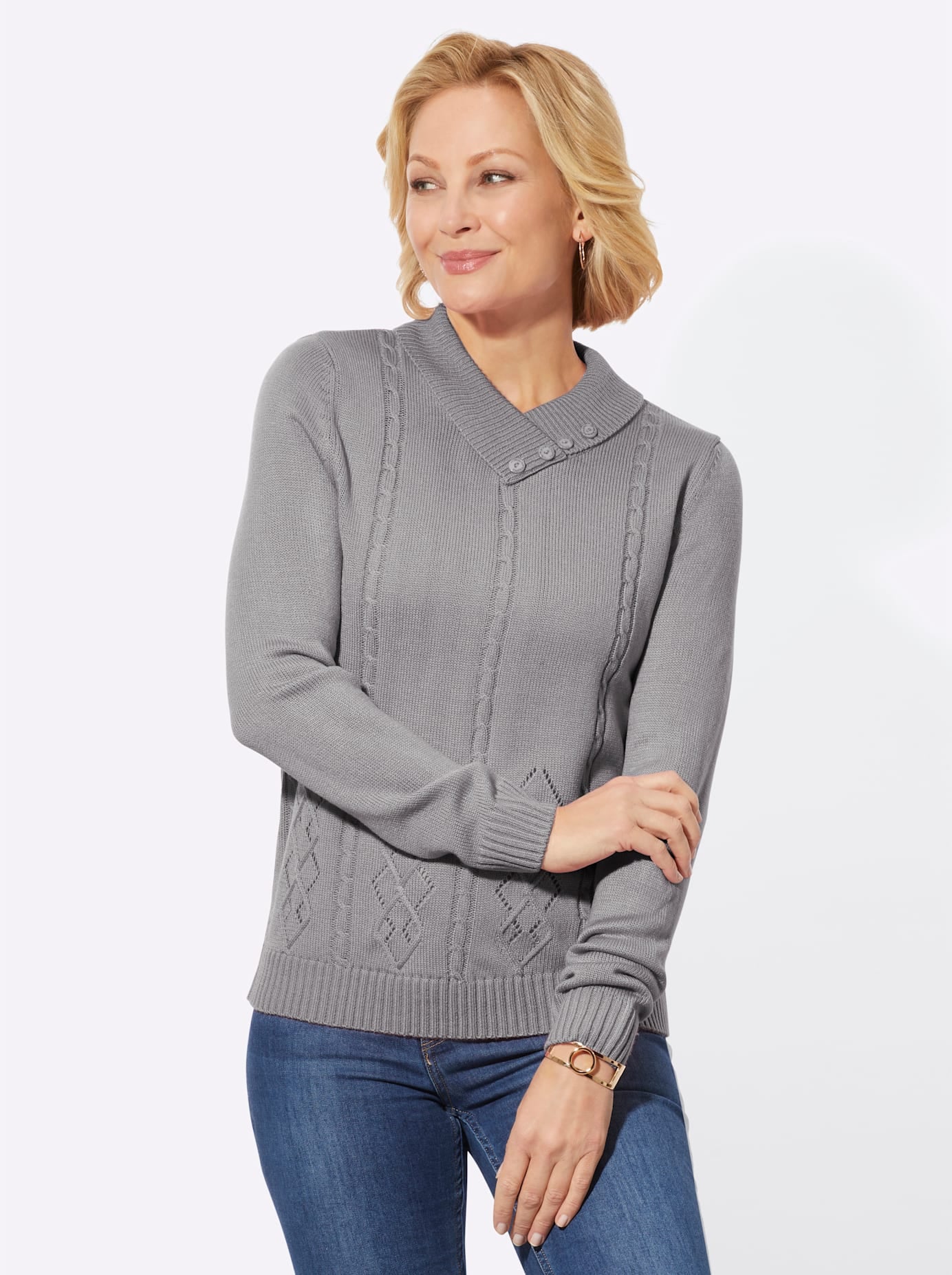 Classic Basics V-Ausschnitt-Pullover "Pullover" günstig online kaufen