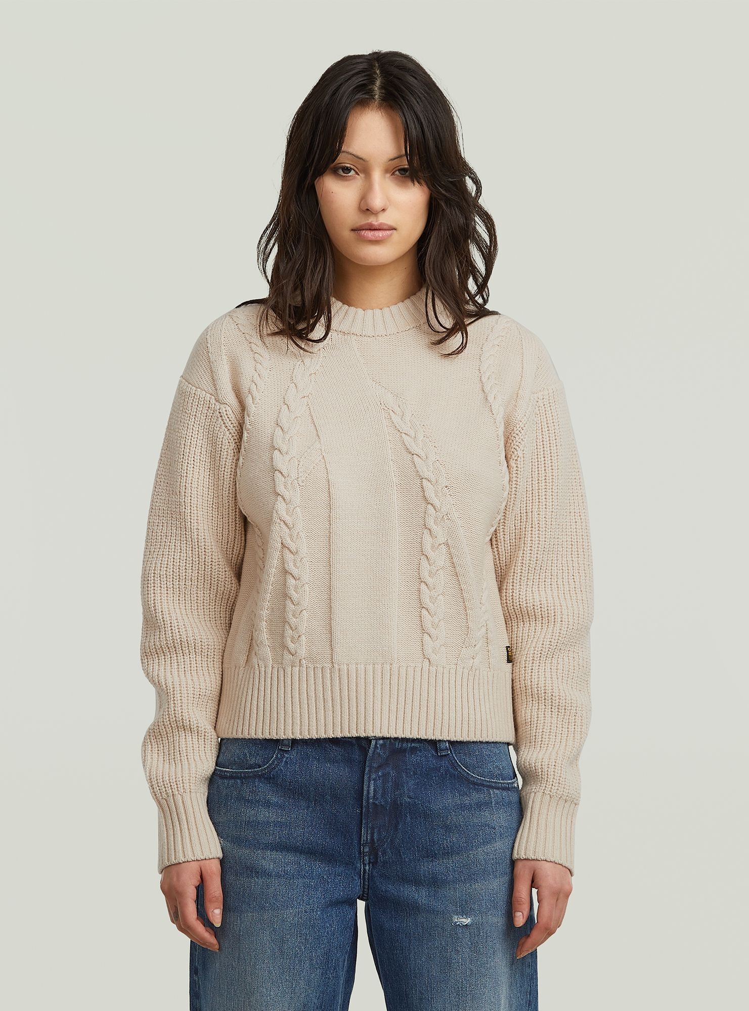 G-STAR Longpullover "Big Cable Knit Pullover" günstig online kaufen