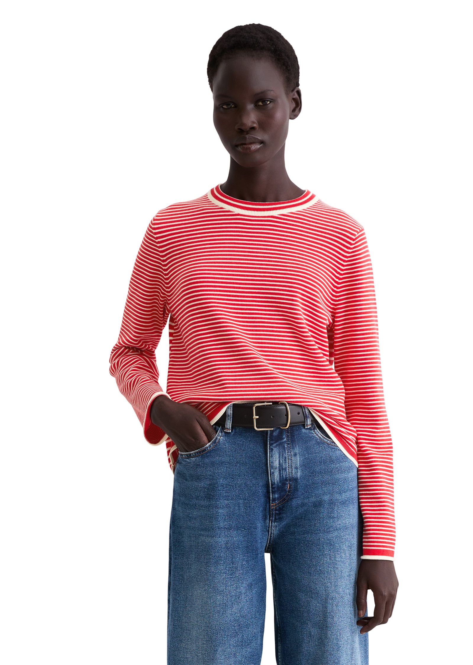 Marc OPolo Strickpullover "aus reiner Bio-Baumwolle" günstig online kaufen