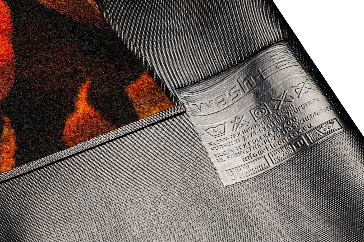 wash+dry by Kleen-Tex Fußmatte »Pumpkin Glow« rechteckig 7 mm Höhe waschbar und trocknergeeignet