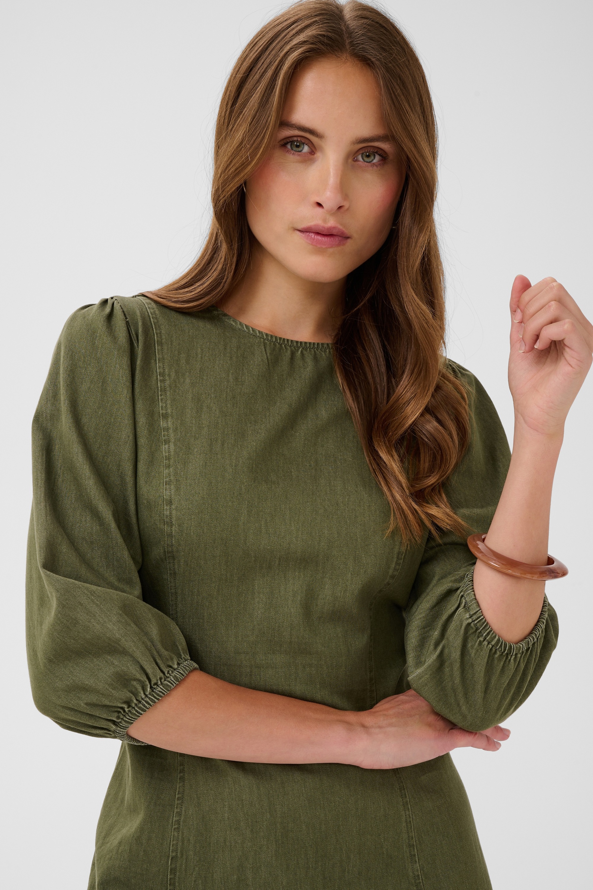 Saint Tropez Midikleid »Damen Kleid TitianaSZ«