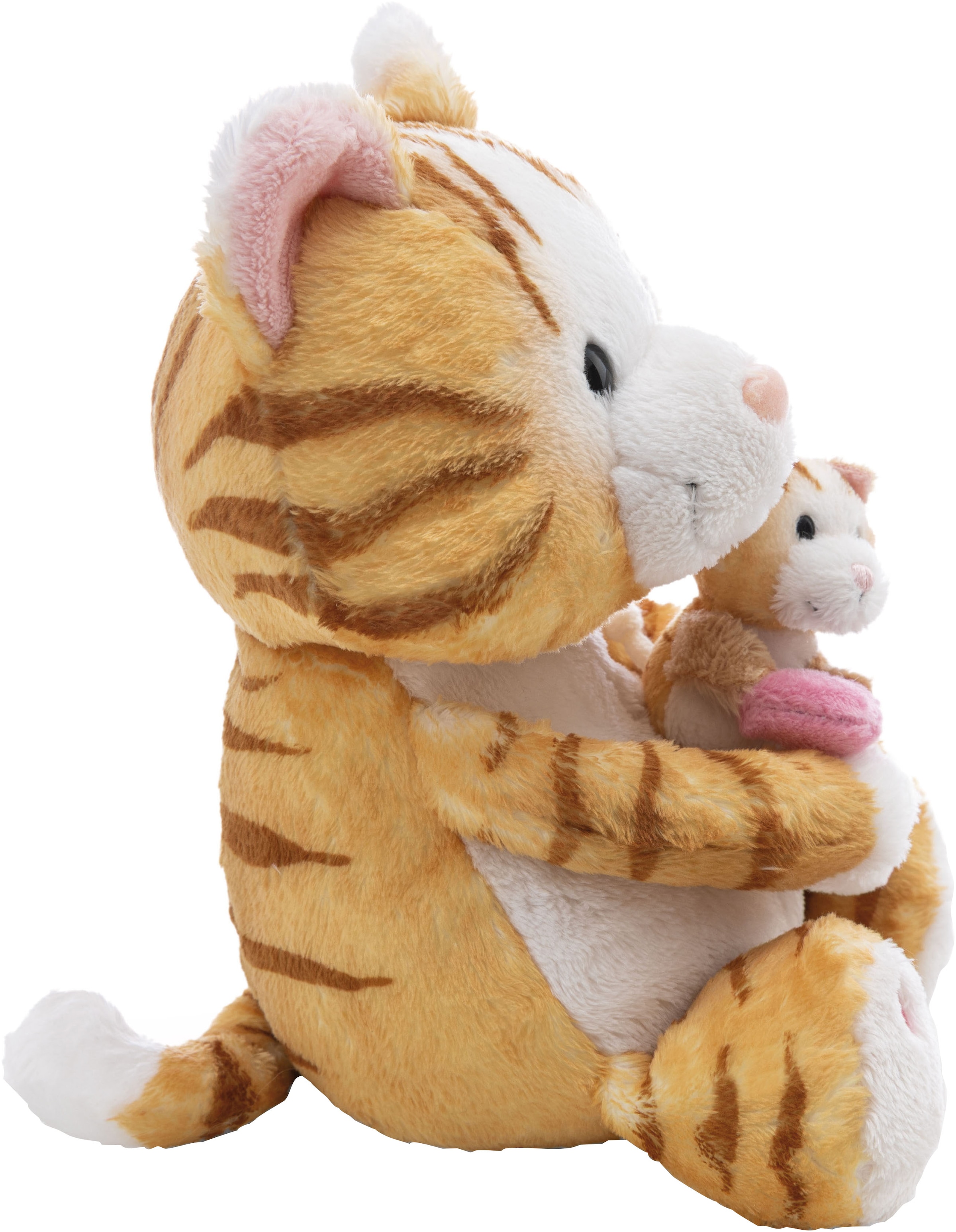Nici Kuscheltier »Little & Me, Katze 20 cm mit Kind 6 cm« 2in1: Kuscheltier Mama mit Kuscheltier Baby