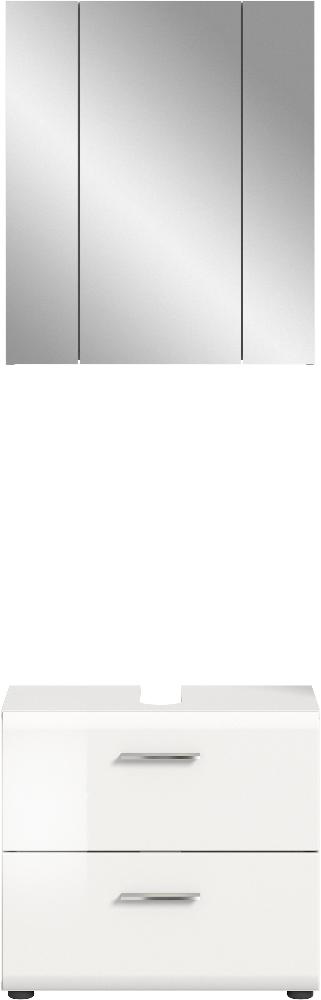 Thumbnail - INOSIGN Badmöbel-Set "FLORENZ, TOPSELLER, 2-teilige Badkombination, hochwertige MDF-Front", (Set, bestehend aus: 1 Wasch...