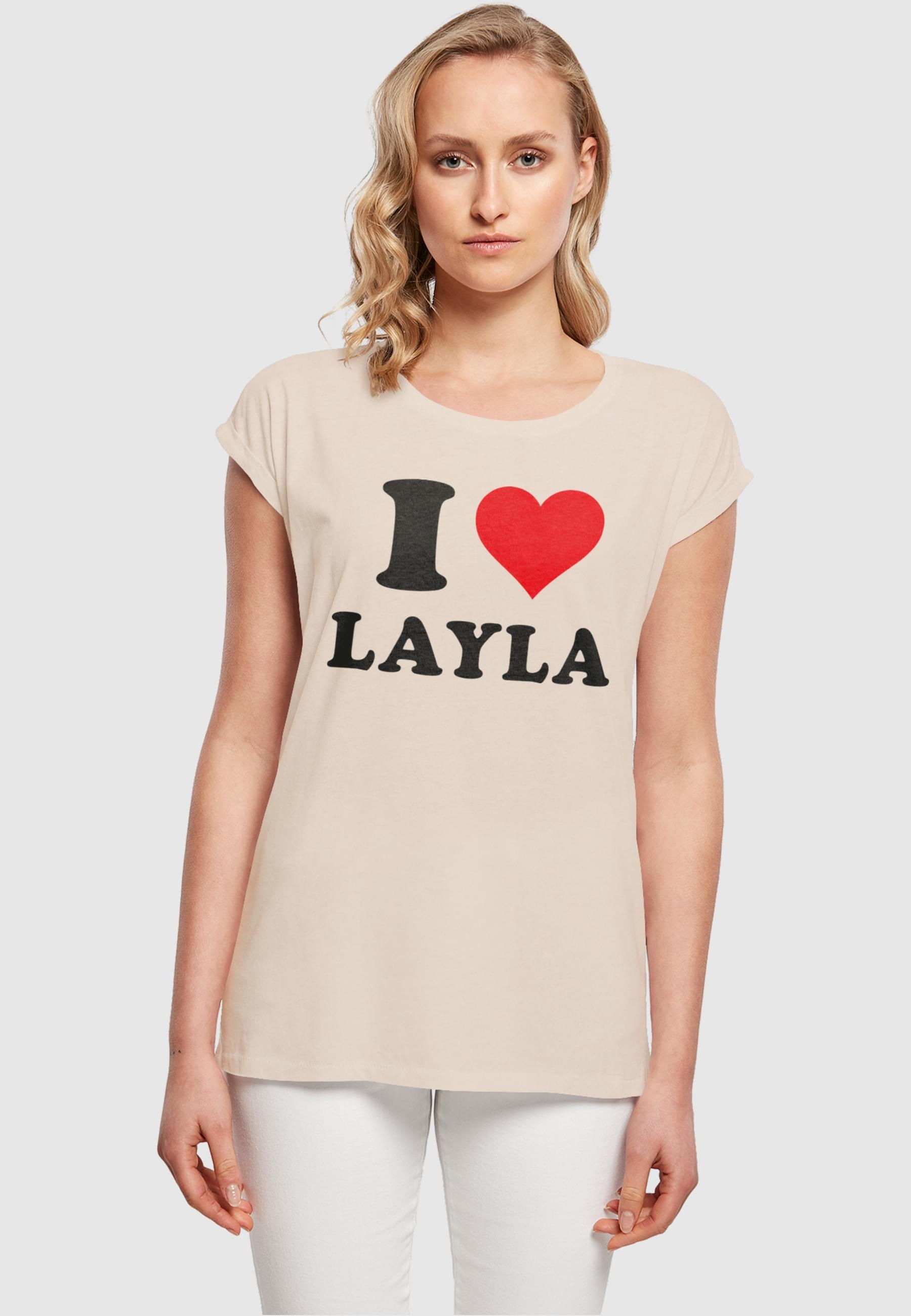 bestellen (1 T-Shirt«, | für tlg.) Merchcode T-Shirt »Damen Ladies Love I Layla BAUR