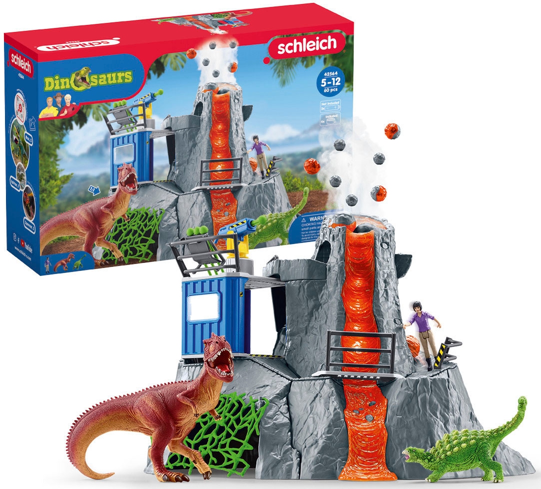 Schleich® Spielwelt »DINOSAURS, Große Vulkan-Expedition (42564)«